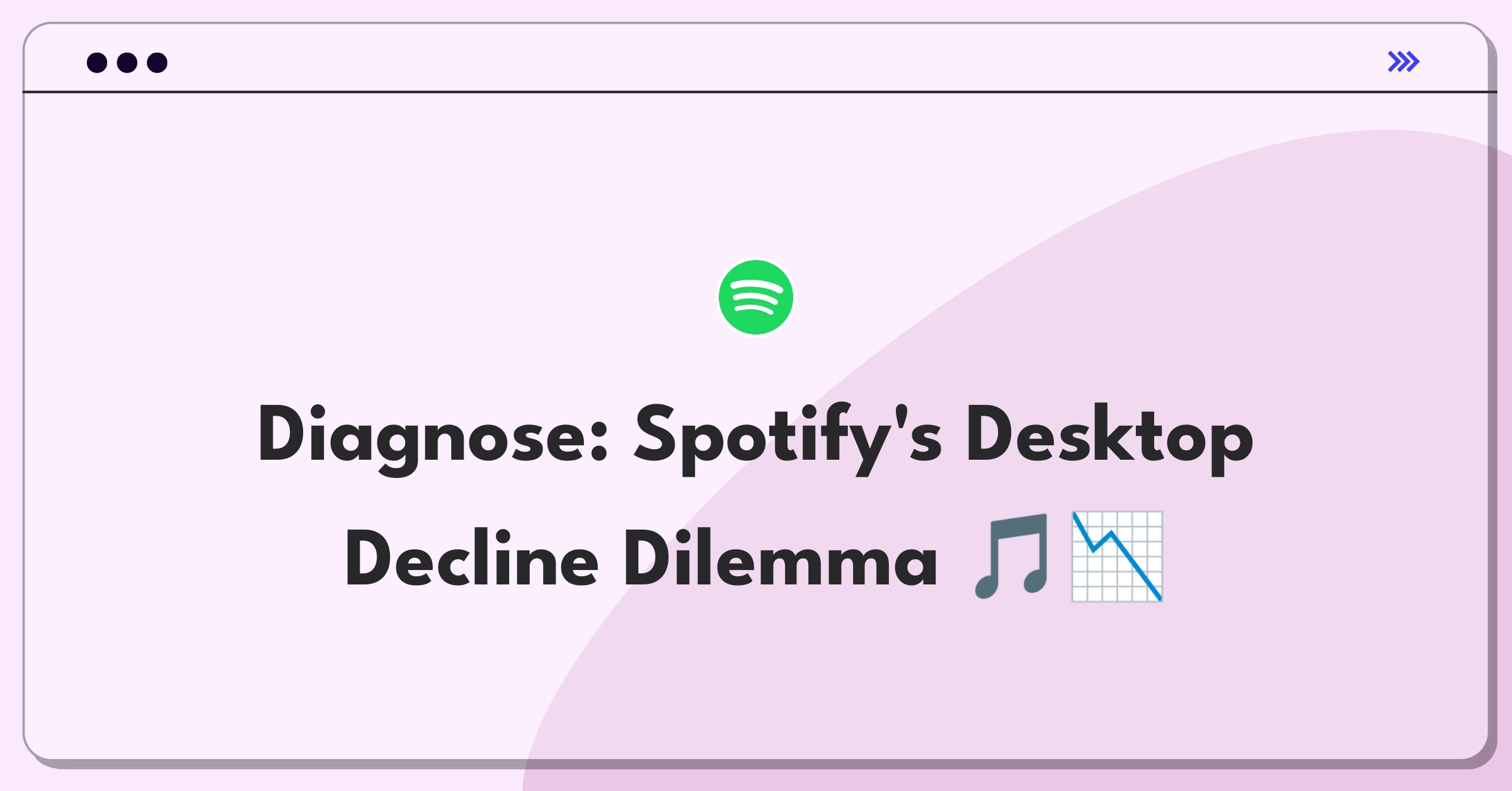 Product Management Root Cause Analysis Question: Investigating Spotify's desktop app user engagement decline