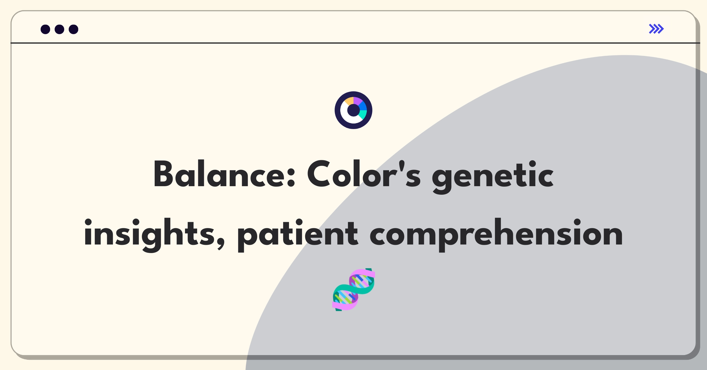 Product Management Trade-Off Question: Balancing comprehensive health risk reports with patient understanding for Color