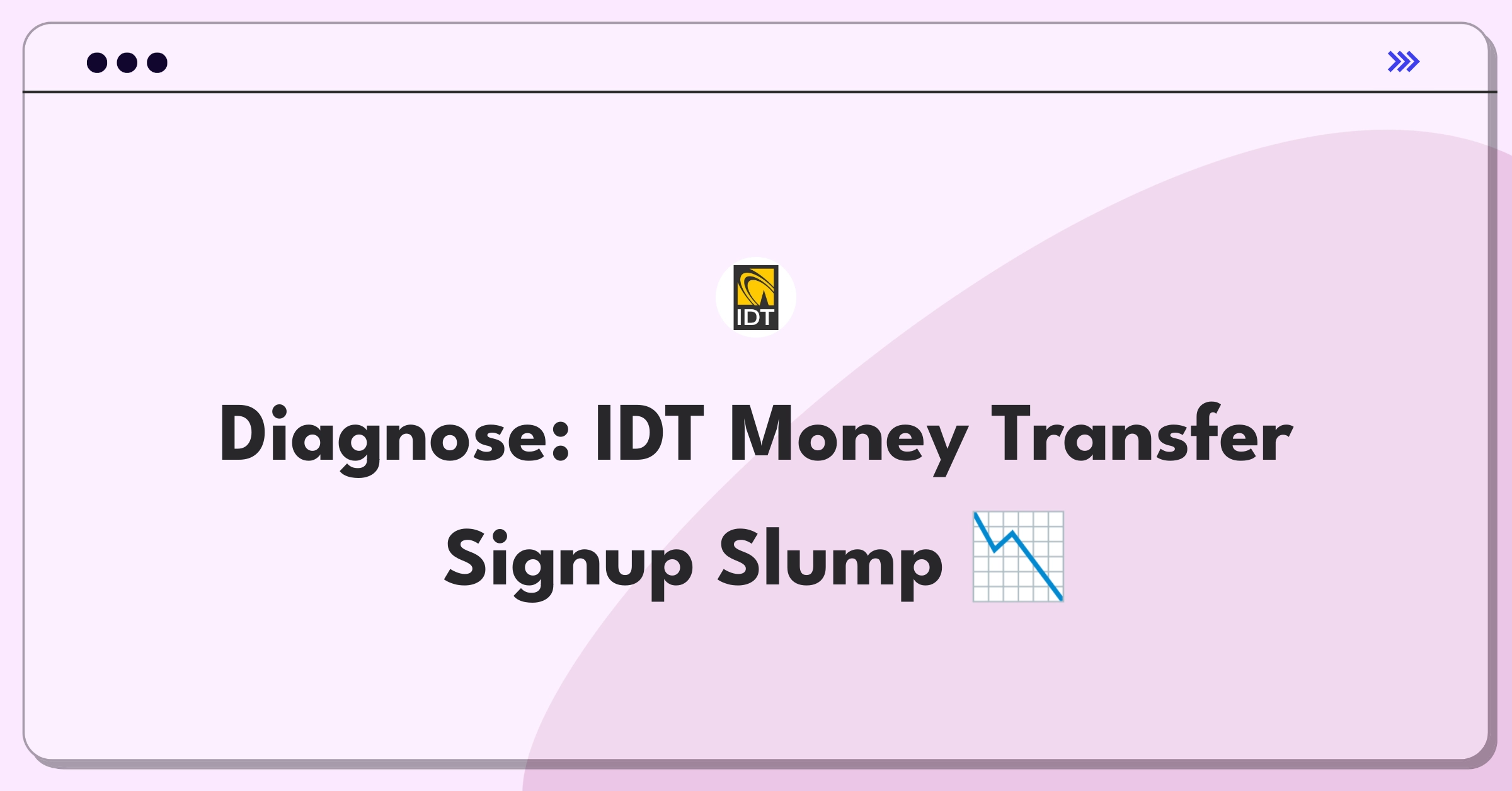 Product Management Root Cause Analysis Question: Investigating sudden decline in new user signups for money transfer service