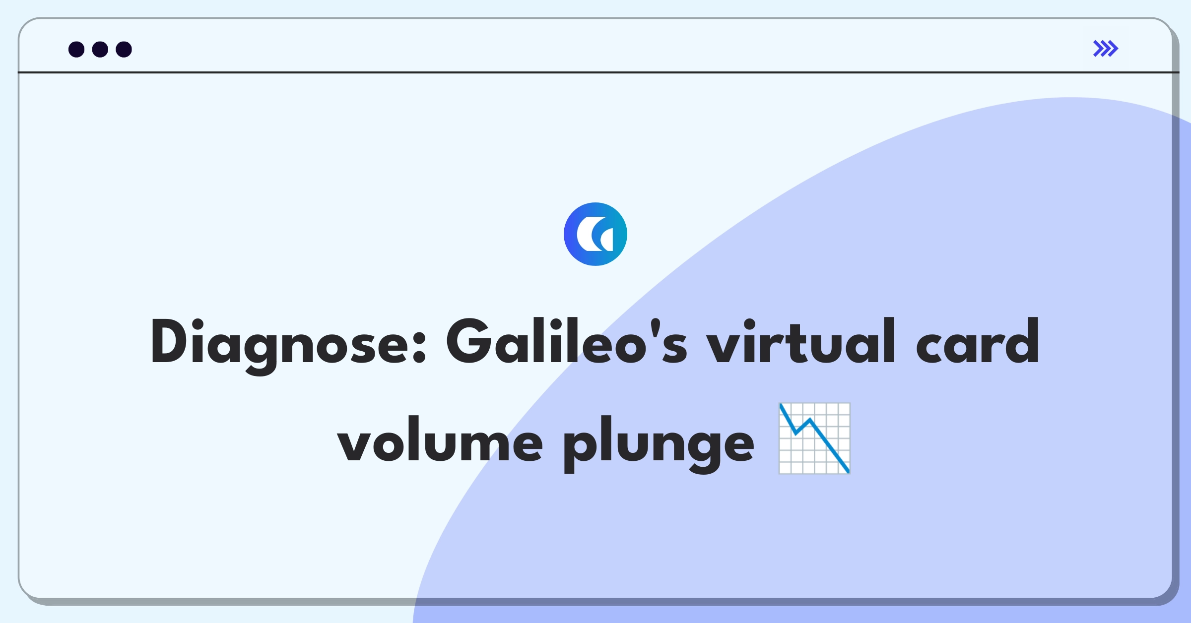 Product Management Root Cause Analysis Question: Investigating sudden transaction volume decline for virtual card service