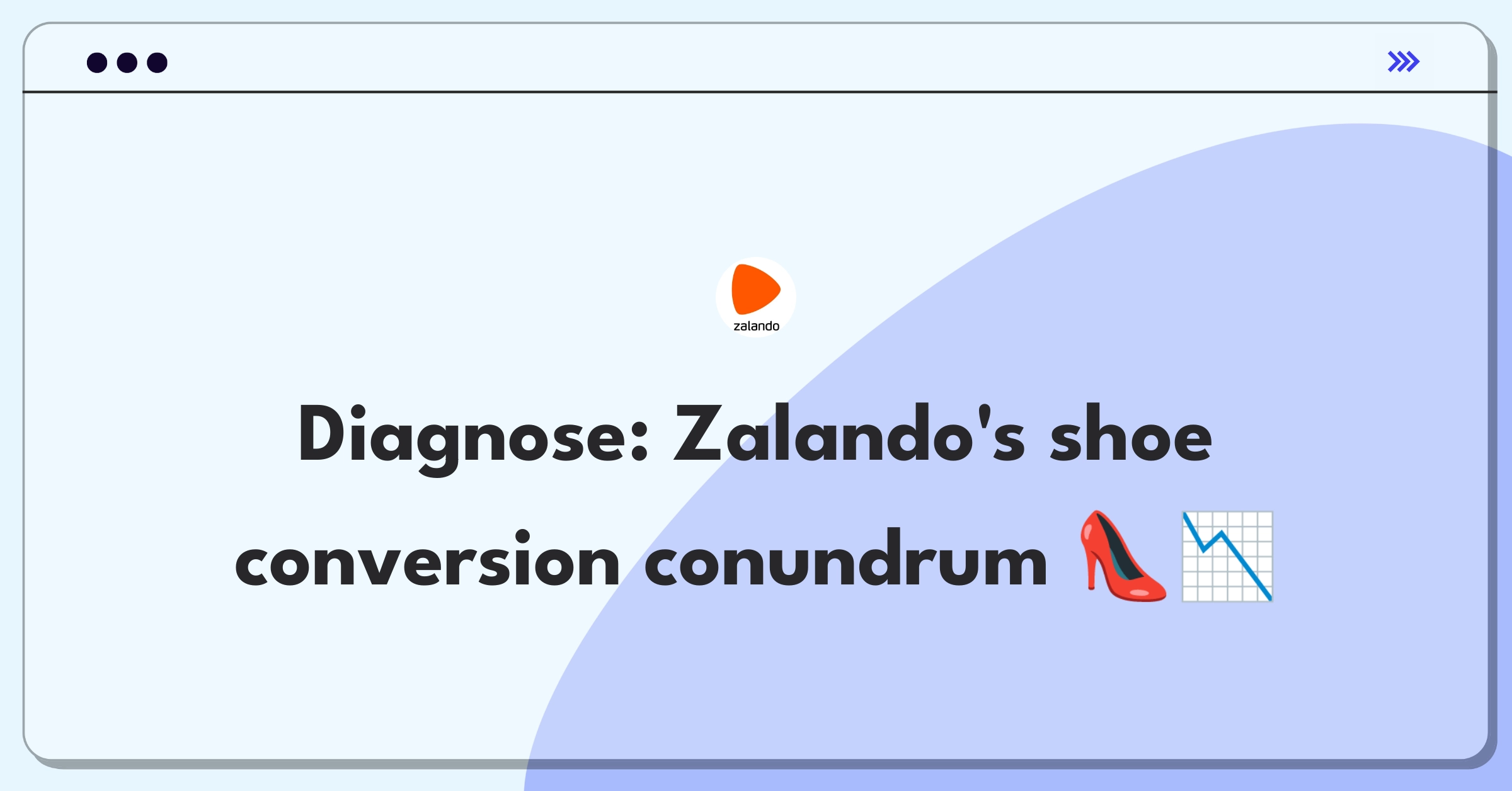 Product Management Root Cause Analysis Question: Investigating sudden drop in women's shoe conversion rate on e-commerce platform