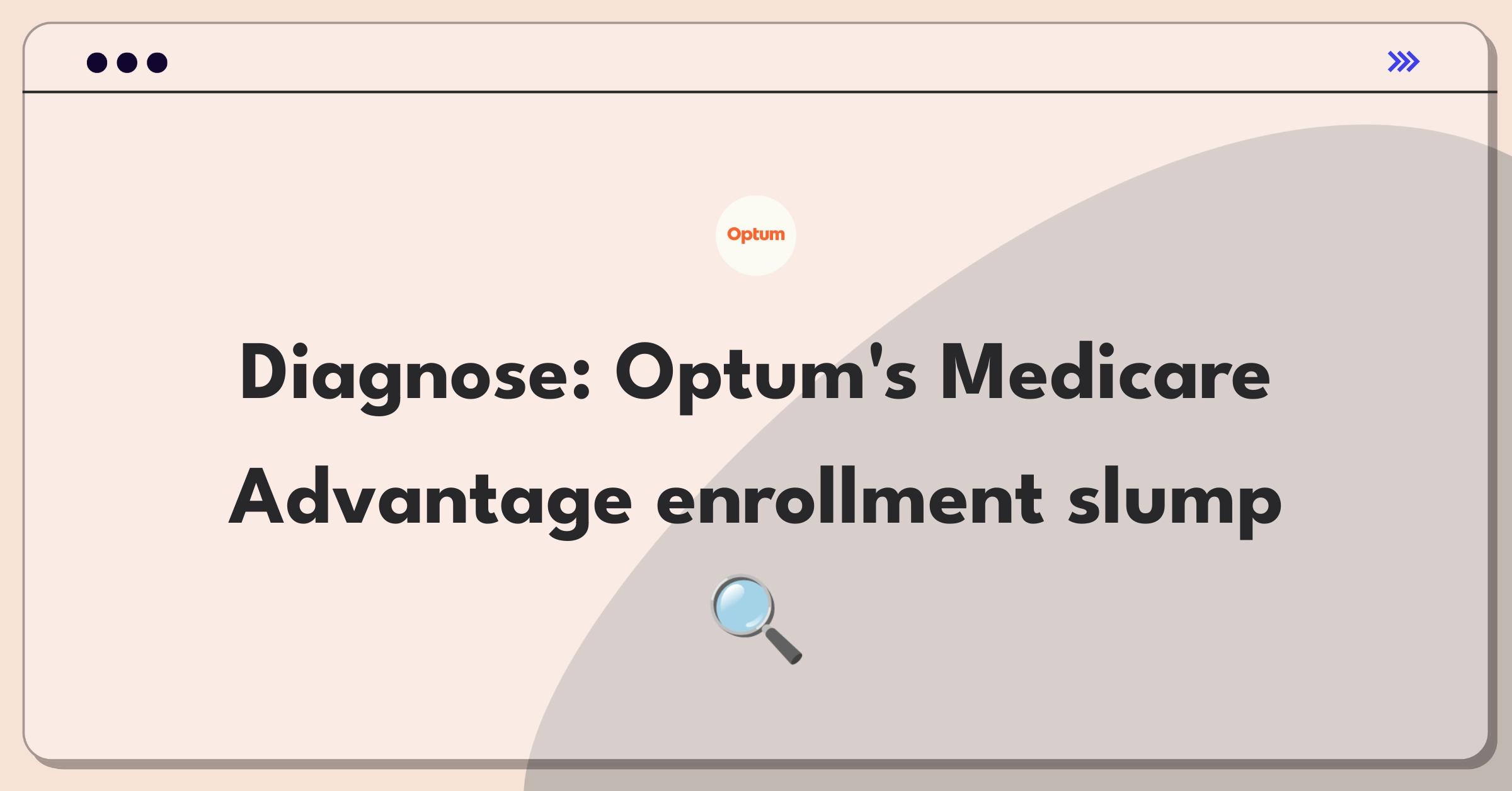 Product Management Root Cause Analysis Question: Investigating Medicare Advantage enrollment decline for Optum