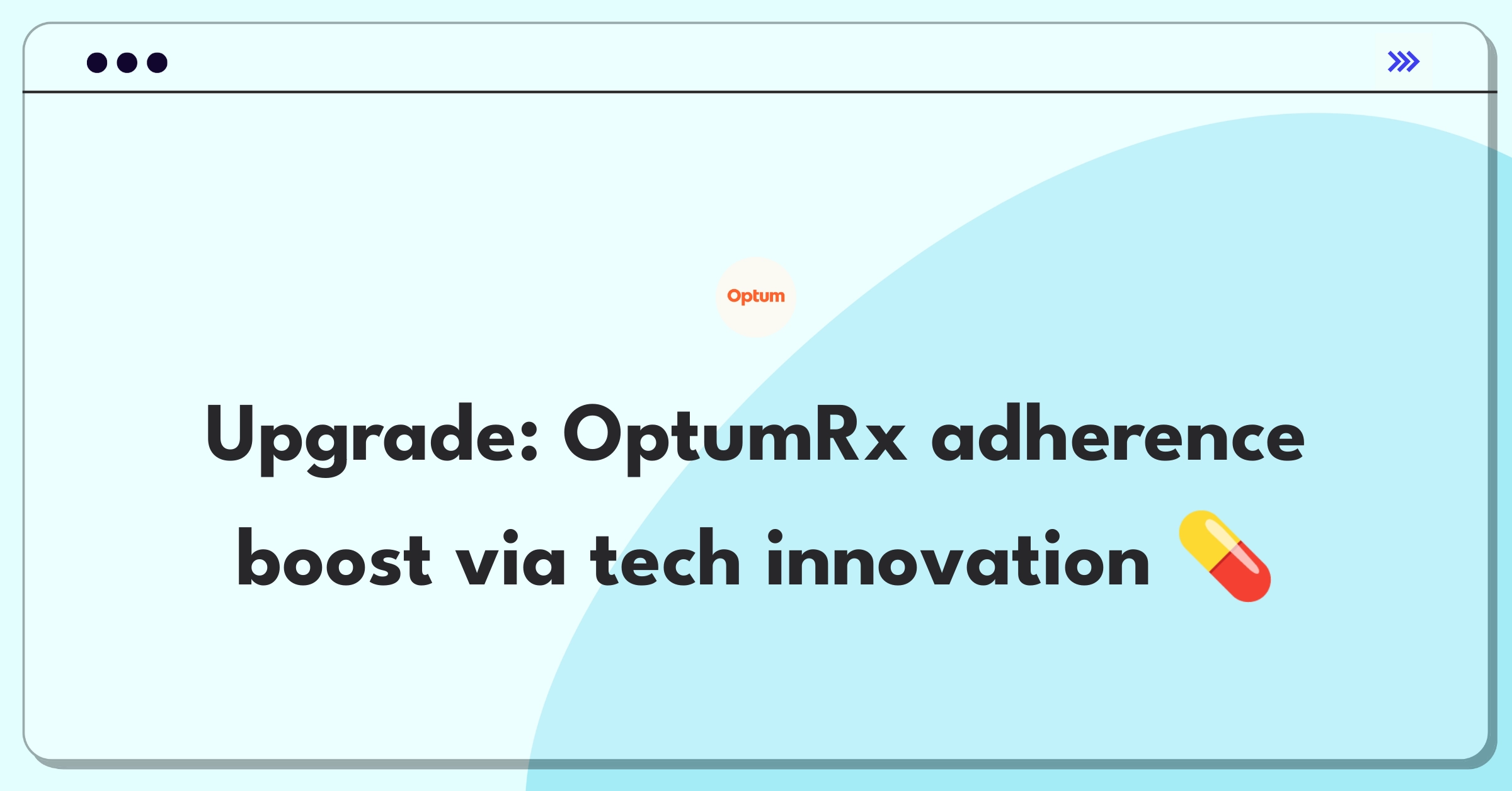 Product Management Improvement Question: Enhancing OptumRx services to increase medication adherence rates