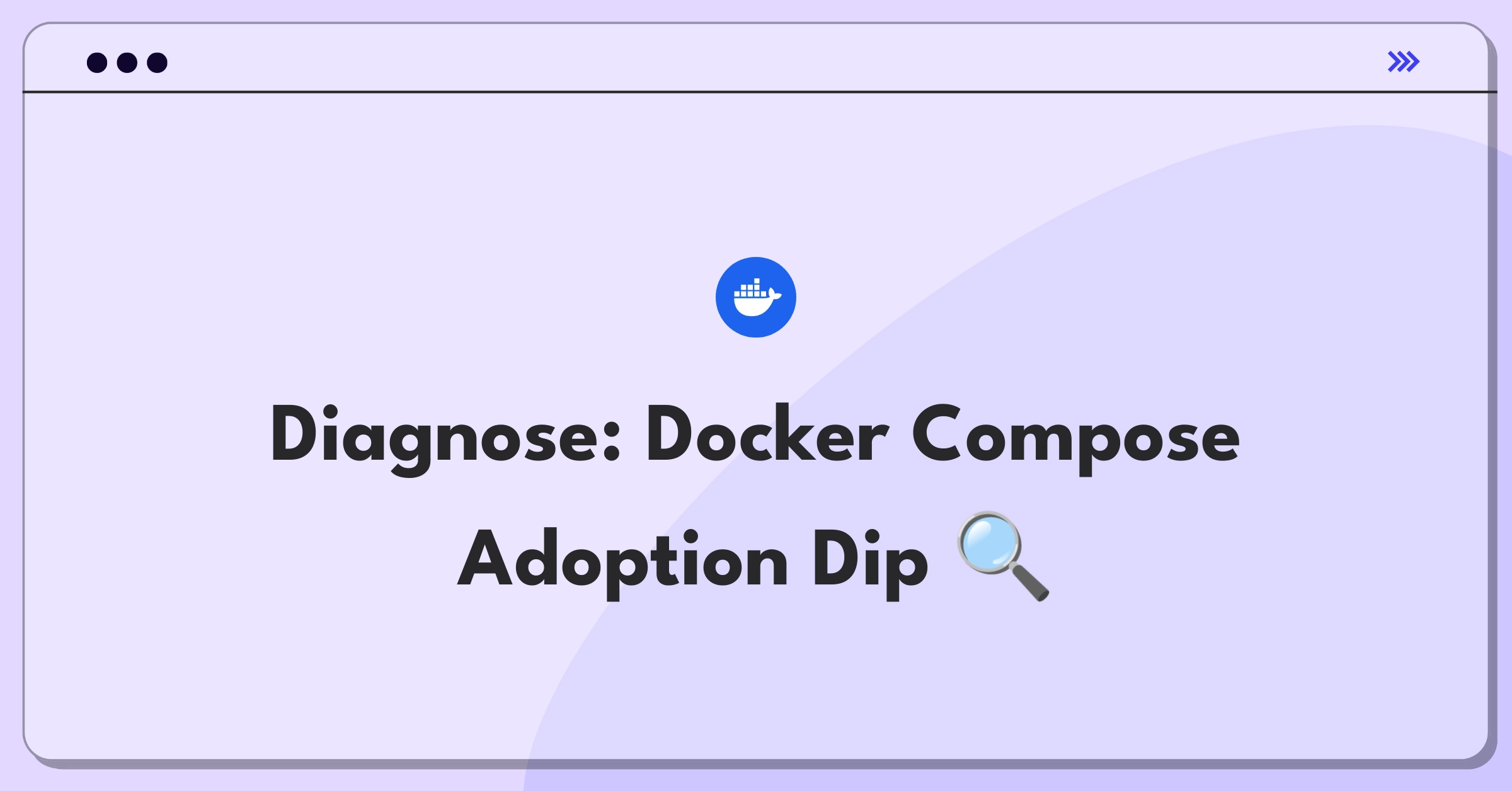 Product Management Root Cause Analysis Question: Investigating Docker Compose adoption slowdown