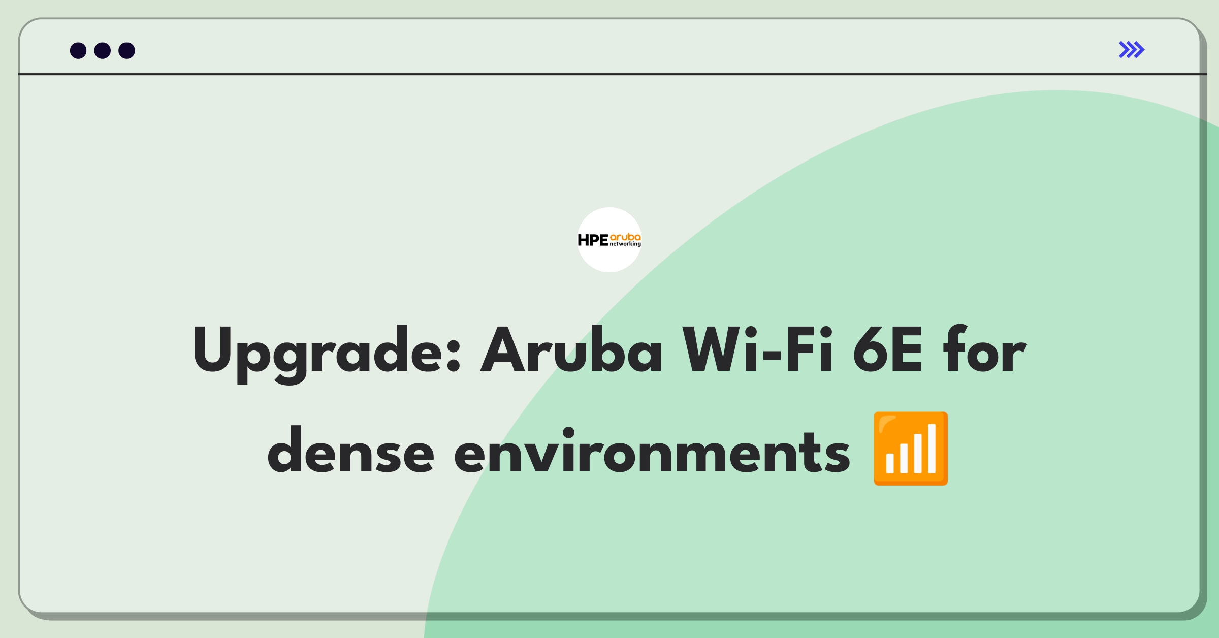 Product Management Improvement Question: Enhancing Aruba Wi-Fi 6E access points for high-density network optimization