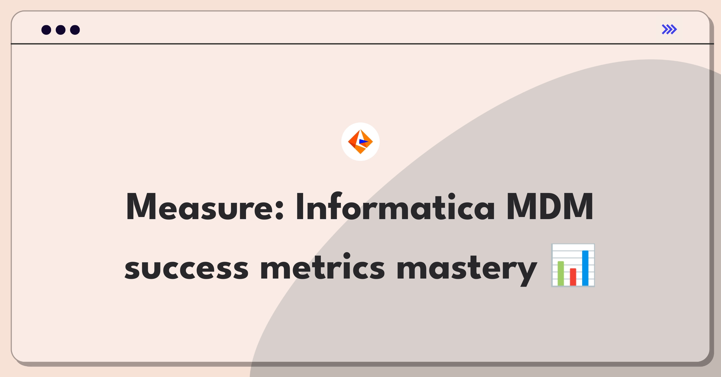 Product Management Success Metrics Question: Evaluating Informatica's Master Data Management solution performance