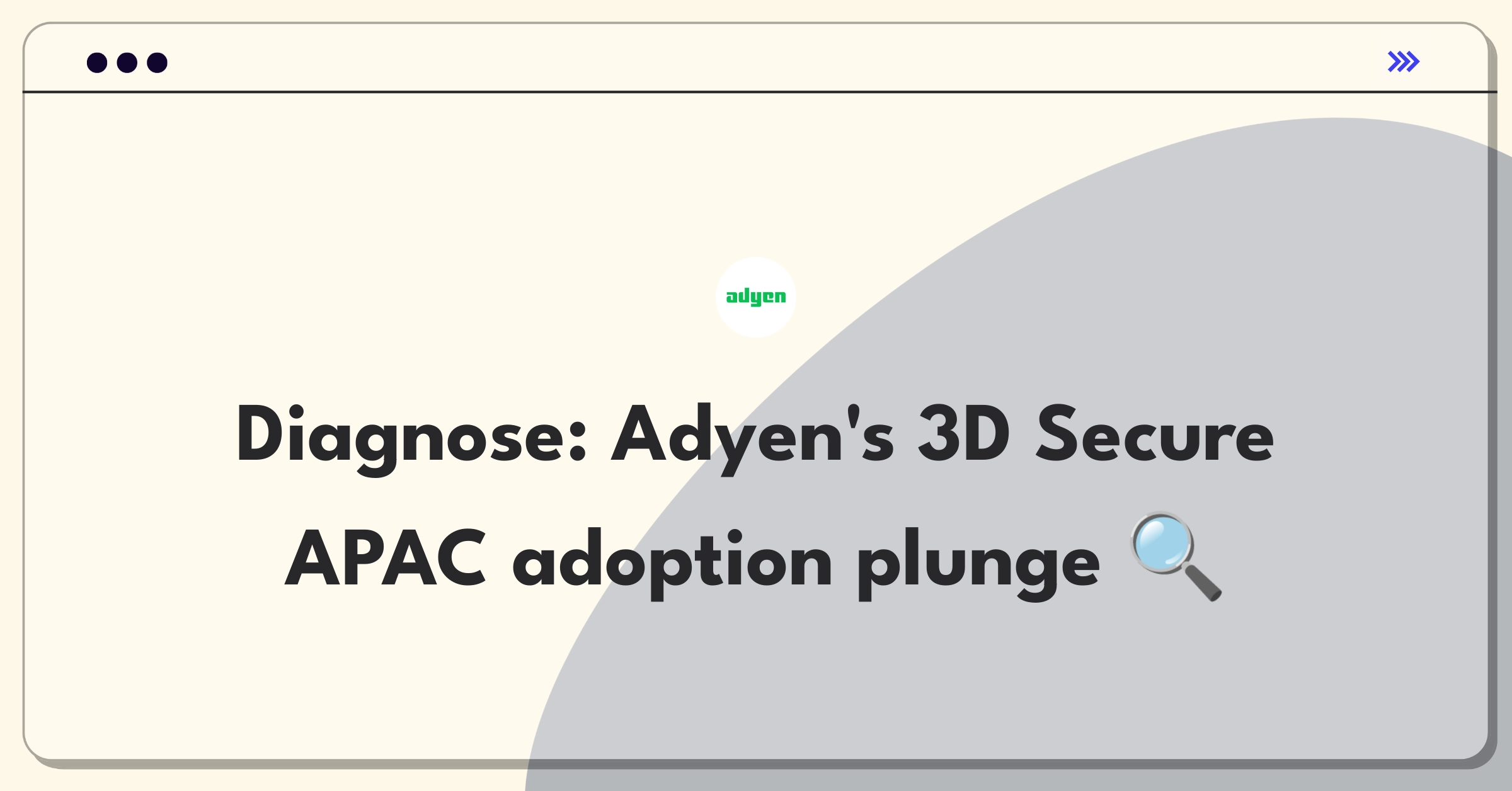 Product Management Root Cause Analysis Question: Investigating Adyen's 3D Secure 2.0 adoption decline in APAC region