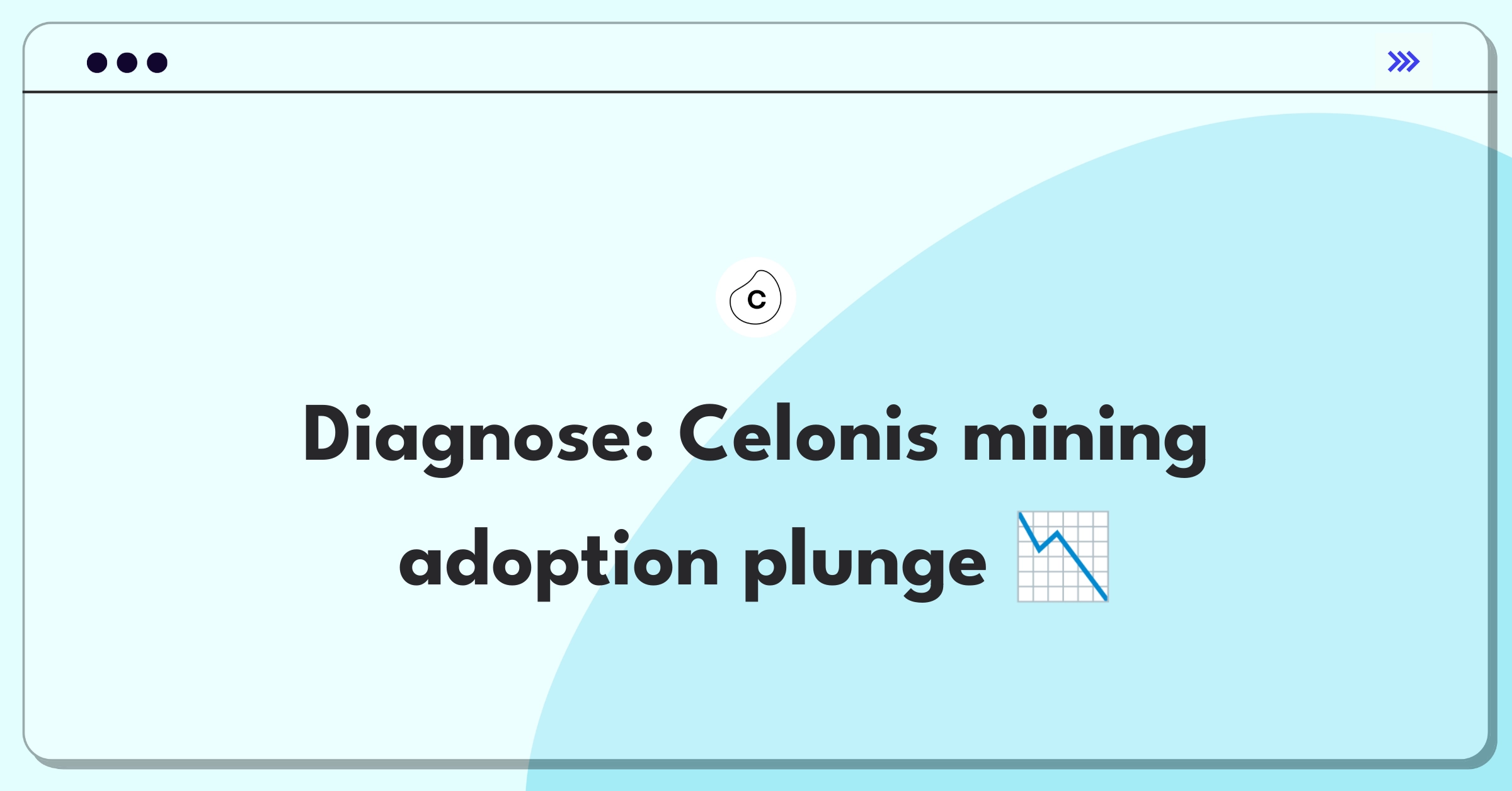 Product Management Root Cause Analysis Question: Celonis process mining adoption decline among enterprise customers