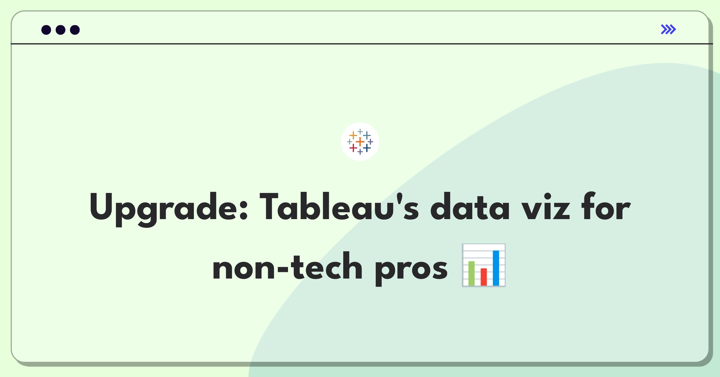 Product Management Improvement Question: Enhancing Tableau's data visualization tools for non-technical users