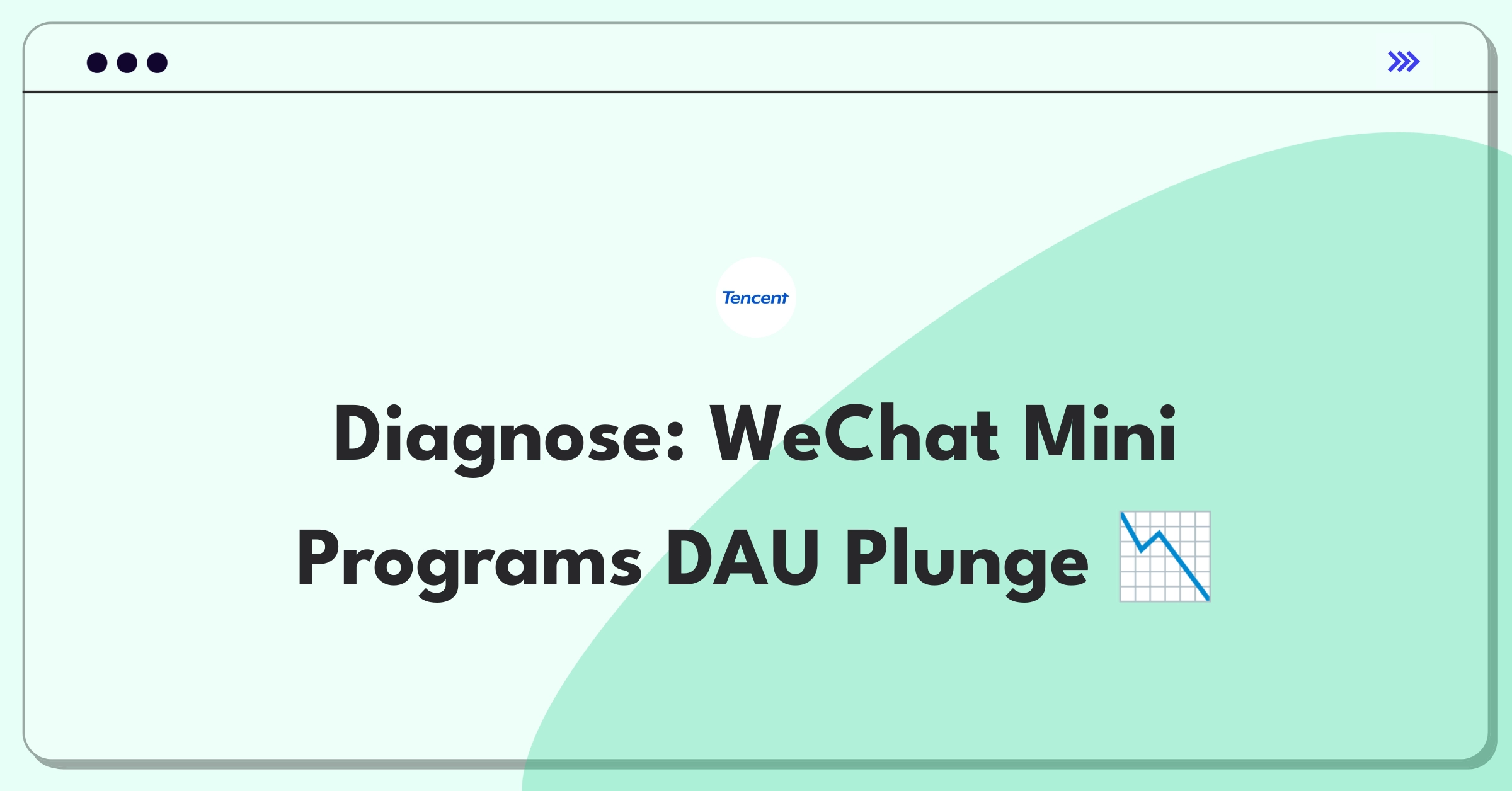 Product Management Root Cause Analysis Question: Investigating WeChat Mini Programs' sudden drop in daily active users