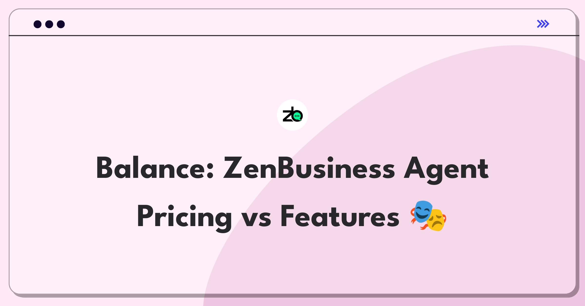 Product Management Trade-Off Question: ZenBusiness registered agent service pricing versus premium features strategy