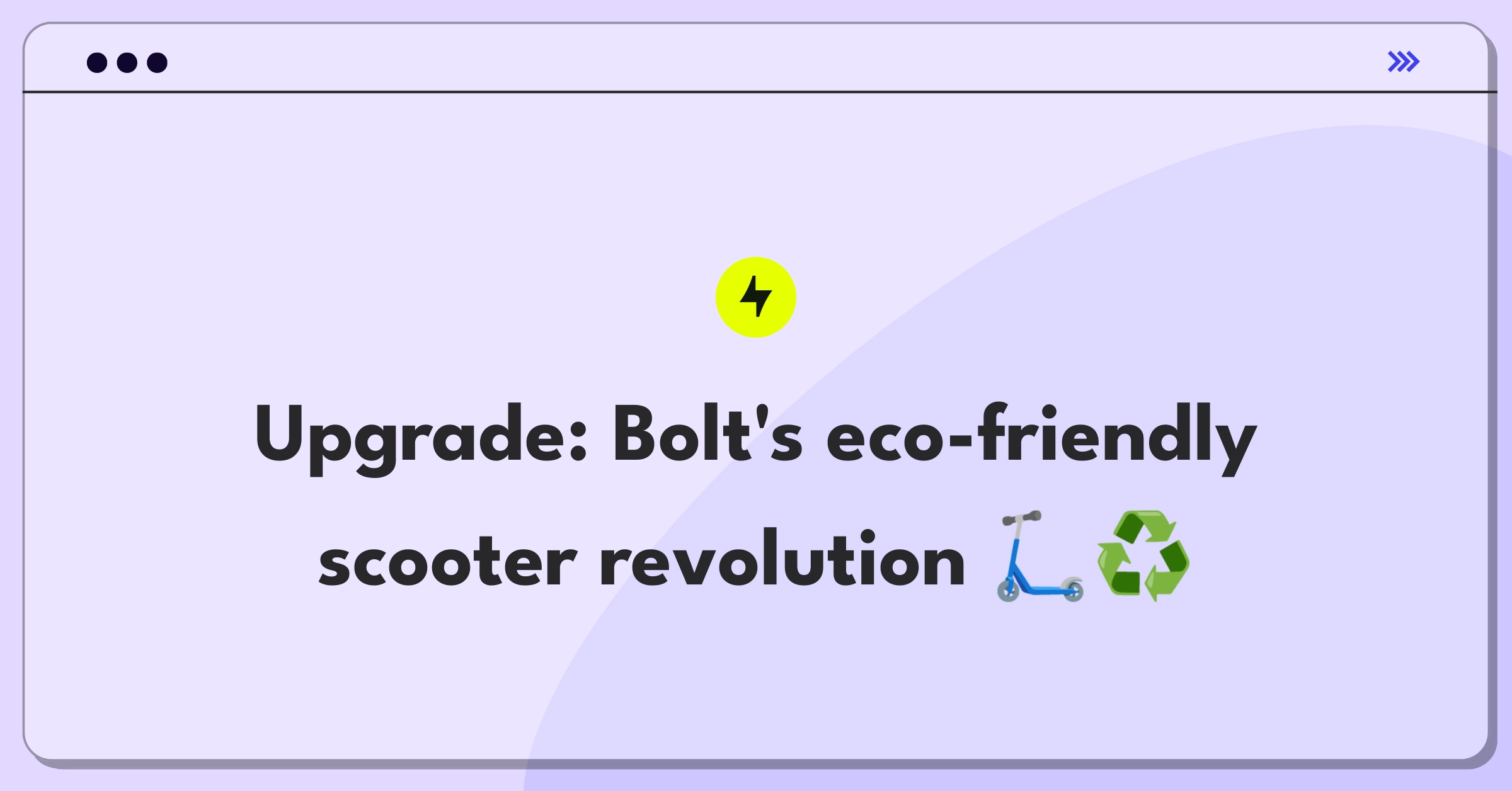 Product Management Improvement Question: Enhancing sustainability of Bolt's scooter-sharing service