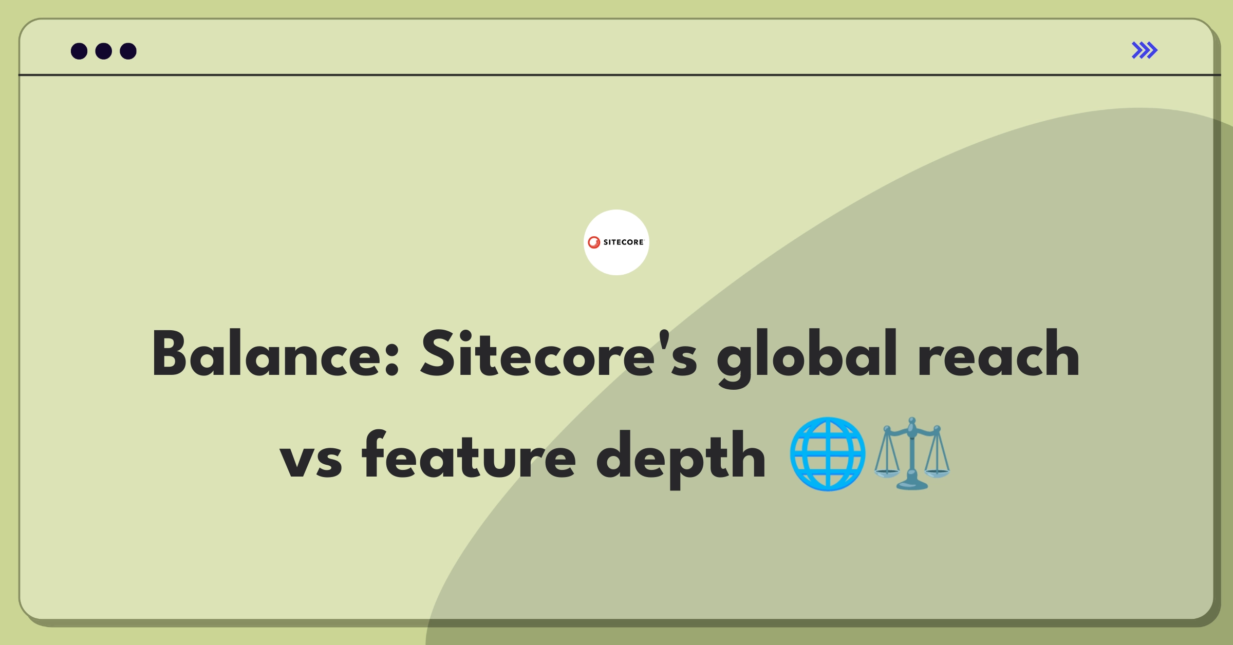 Product Management Trade-off Question: Sitecore multi-language expansion versus core functionality refinement decision matrix