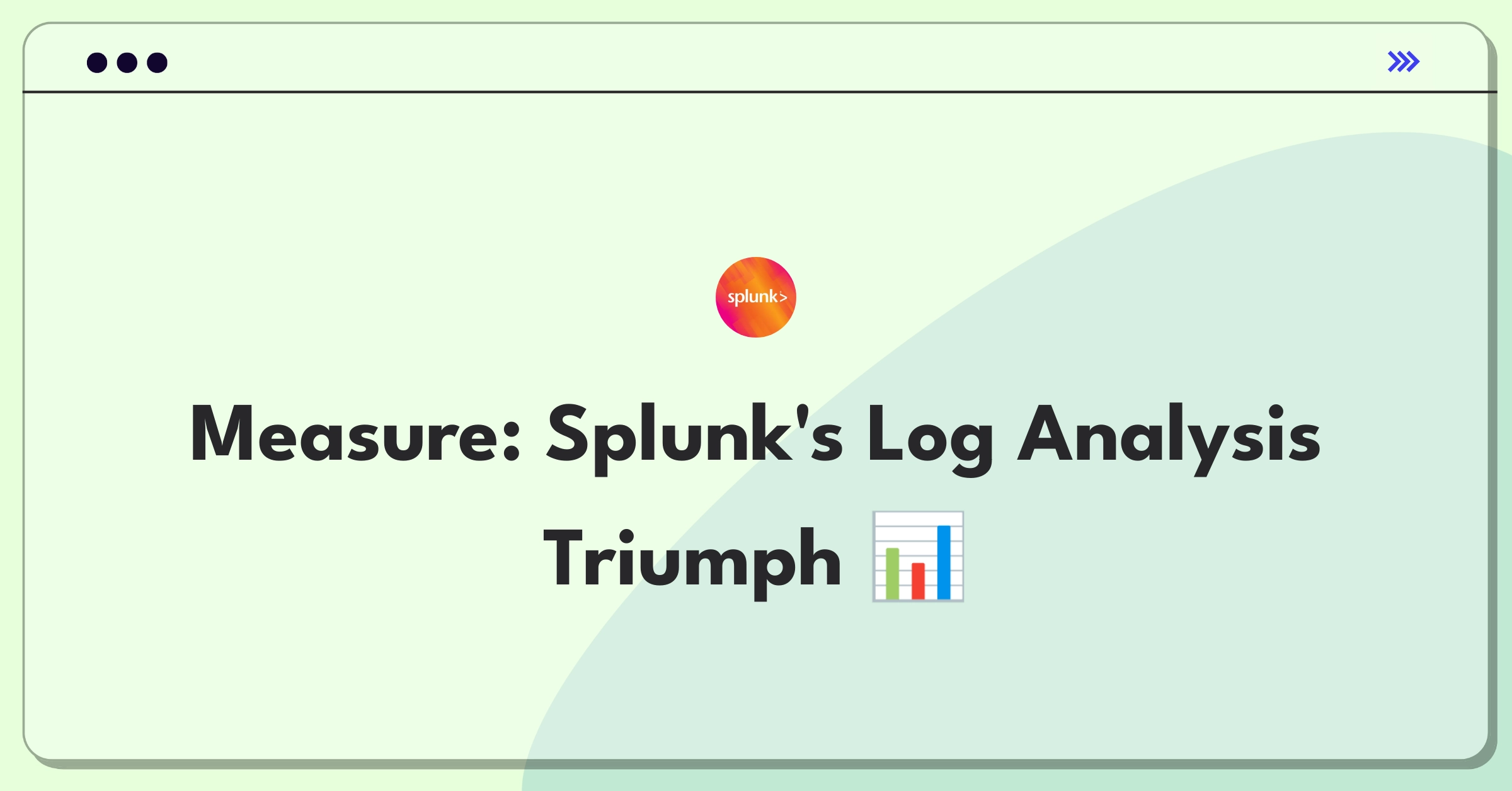 Product Management Metrics Question: Defining success for Splunk's log analysis capabilities