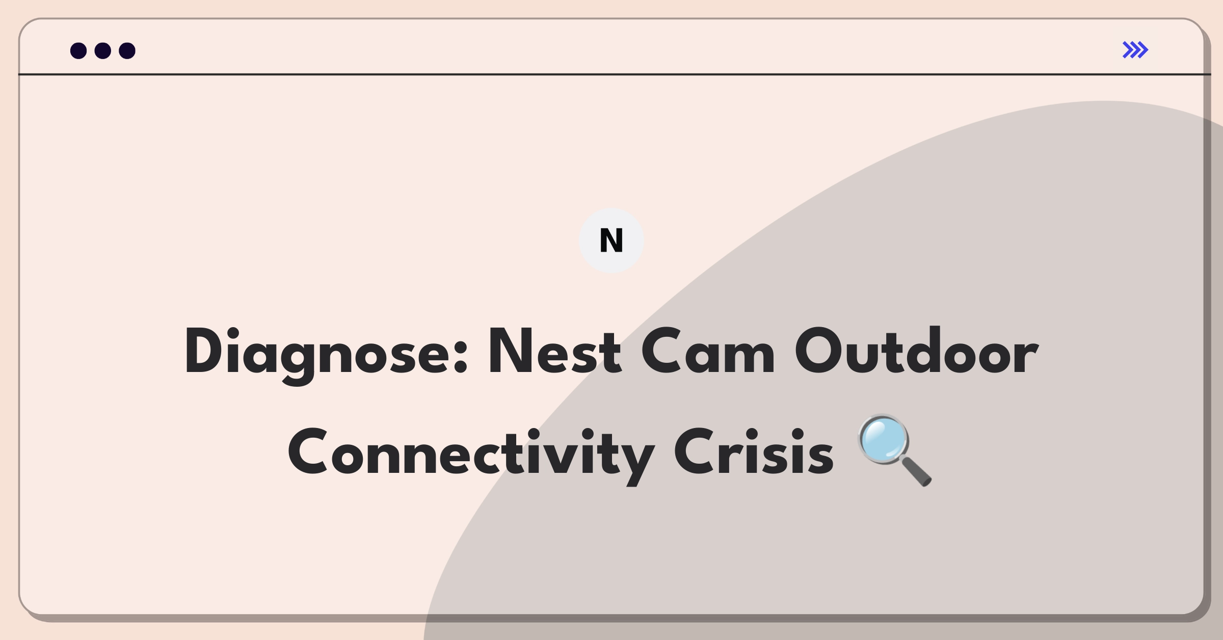 Product Management Root Cause Analysis Question: Investigating Nest Cam outdoor connectivity issues and support call surge