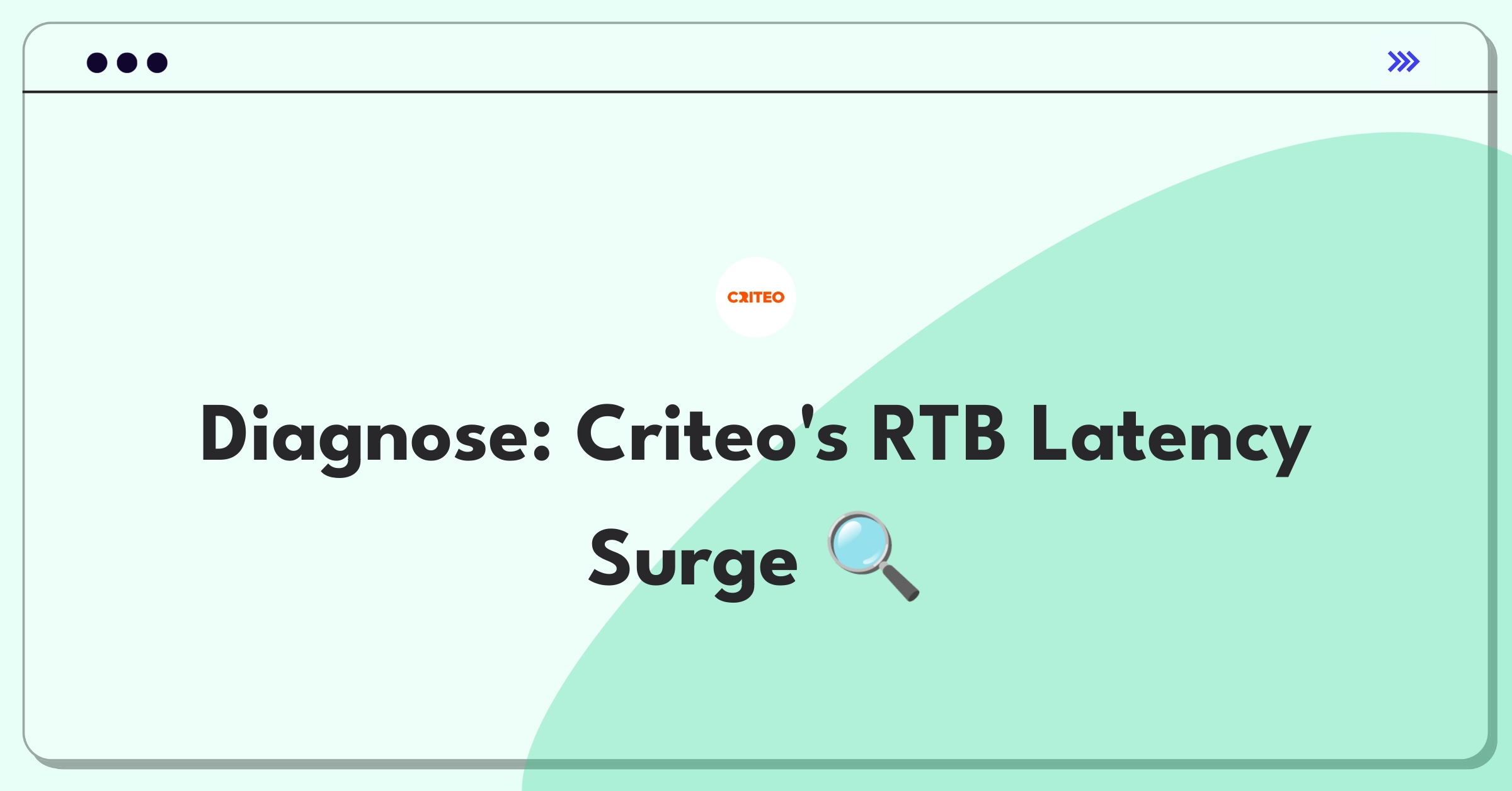 Product Management Root Cause Analysis Question: Investigating sudden latency increase in real-time bidding platform