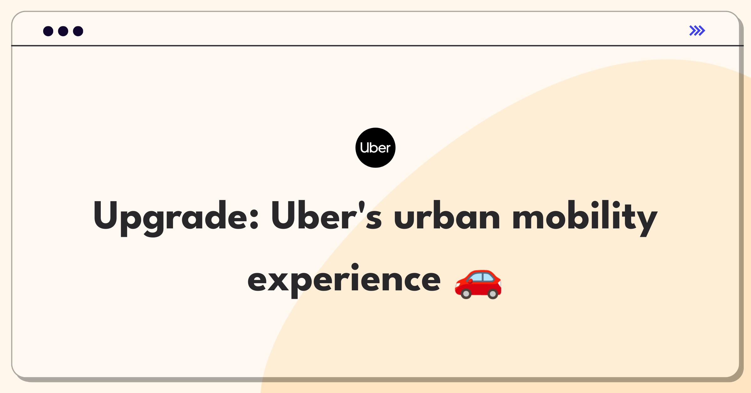 Product Management Strategy Question: Improving Uber's ride-sharing app for urban commuters