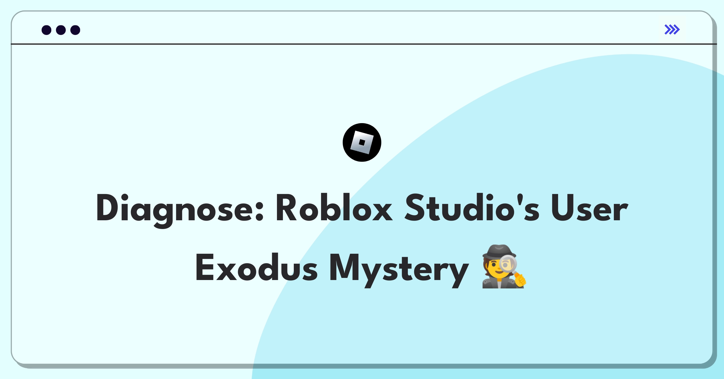 Product Management Root Cause Analysis Question: Investigating sudden drop in Roblox Studio daily active users