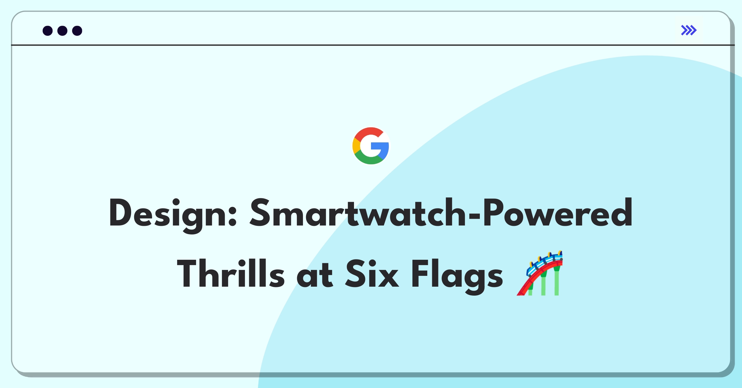 Product Management Design Question: Smartwatch integration for enhanced amusement park experience at Six Flags