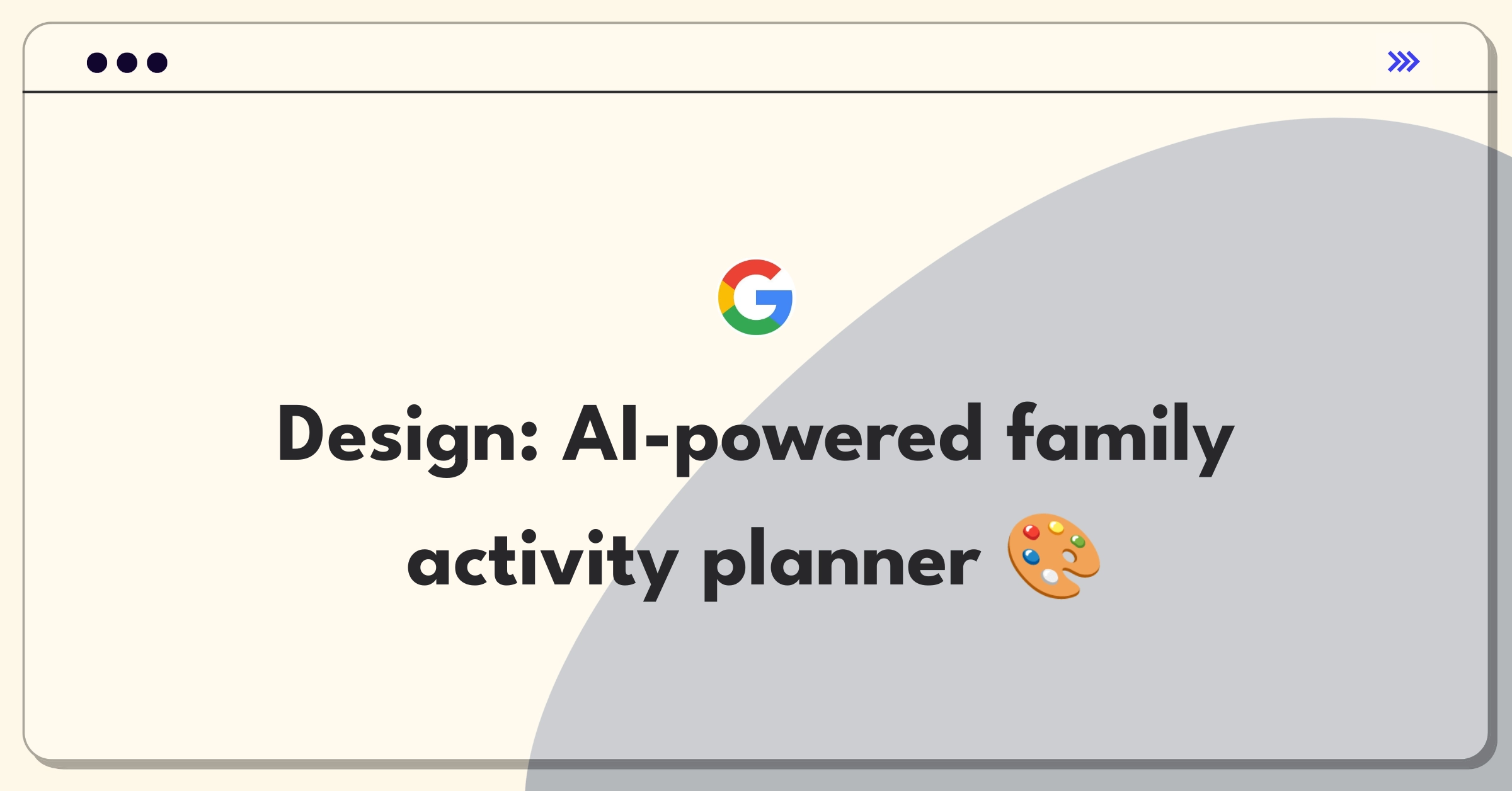 Product Management Design Question: App concept for parents to discover and plan kids' activities