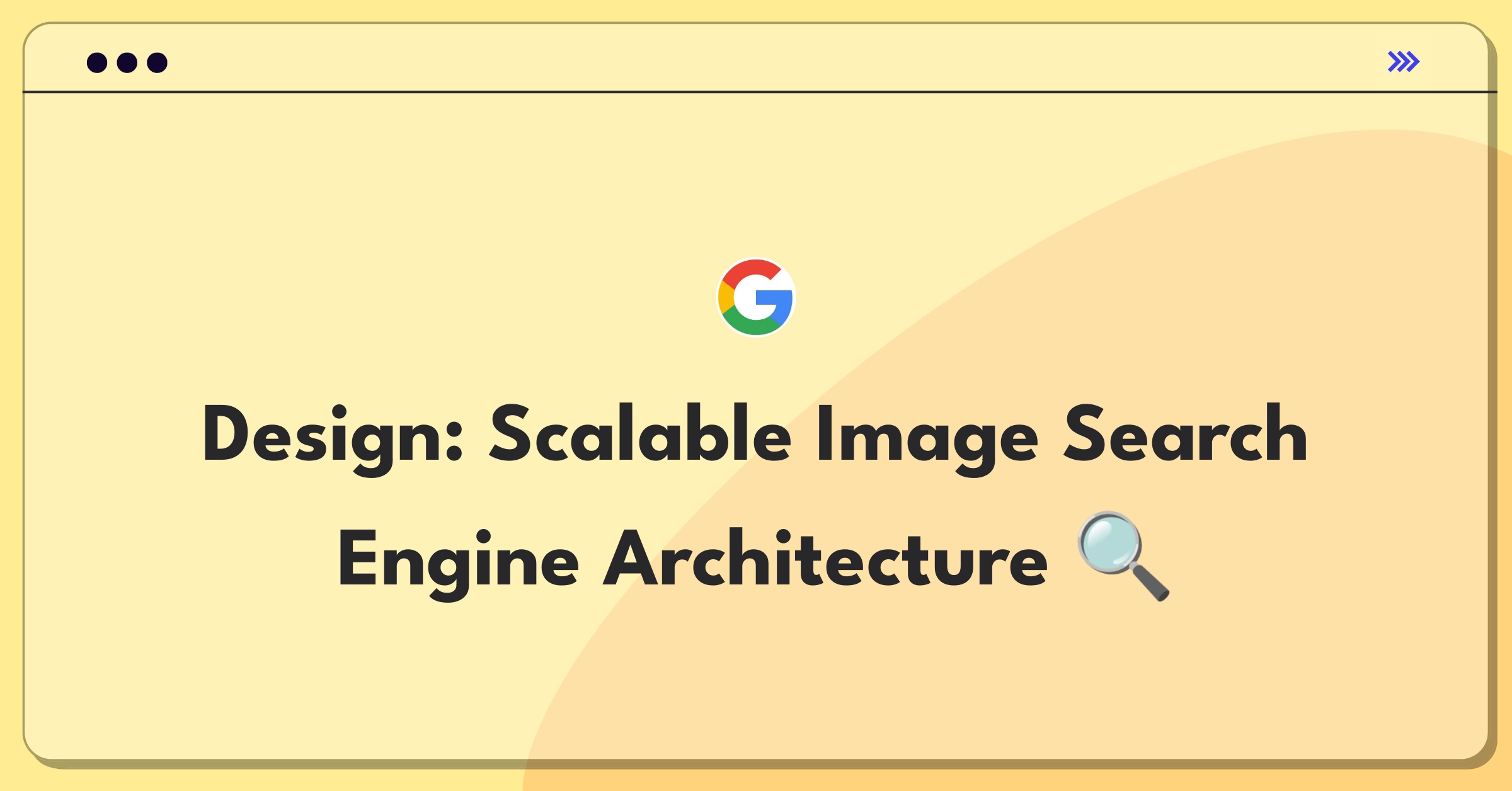 Product Management Technical Question: Diagram of distributed image search engine architecture components