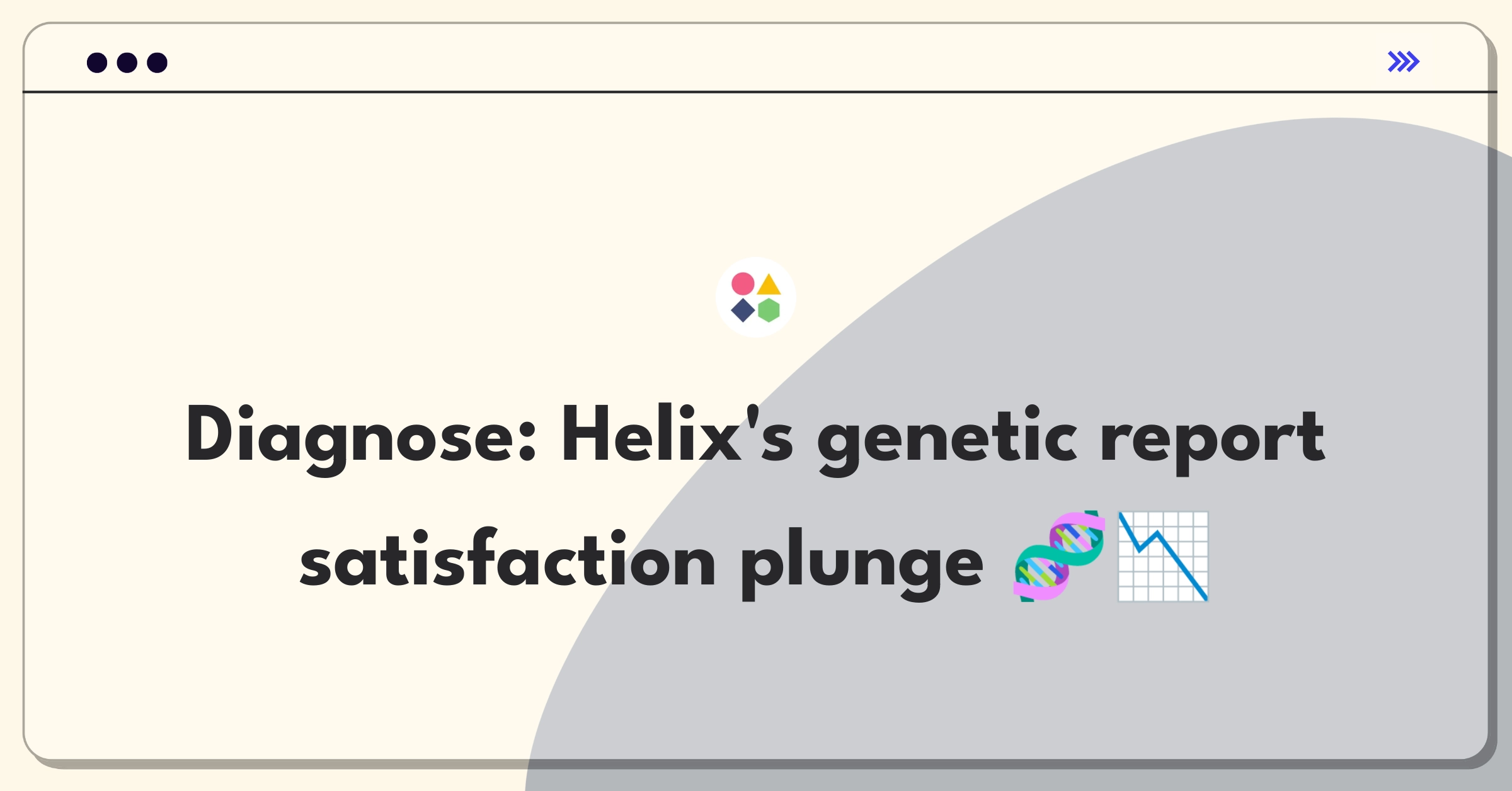 Product Management Root Cause Analysis Question: Investigating customer satisfaction decline for genetic health risk reports