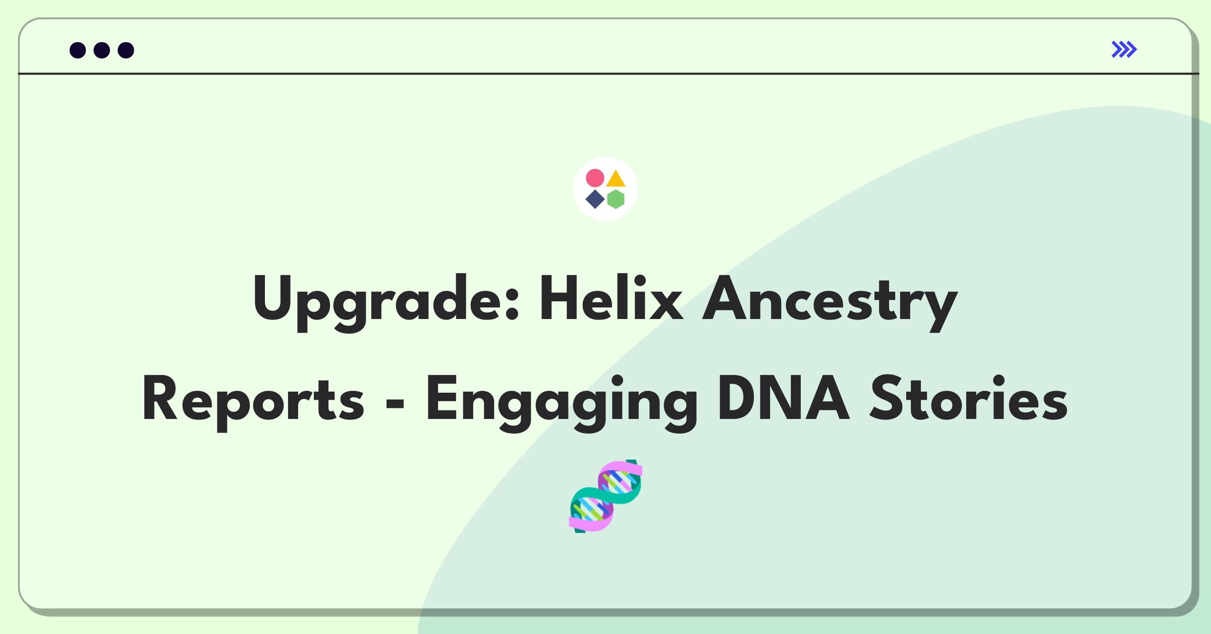 Product Management Improvement Question: Enhancing user engagement for Helix ancestry reports through innovative features