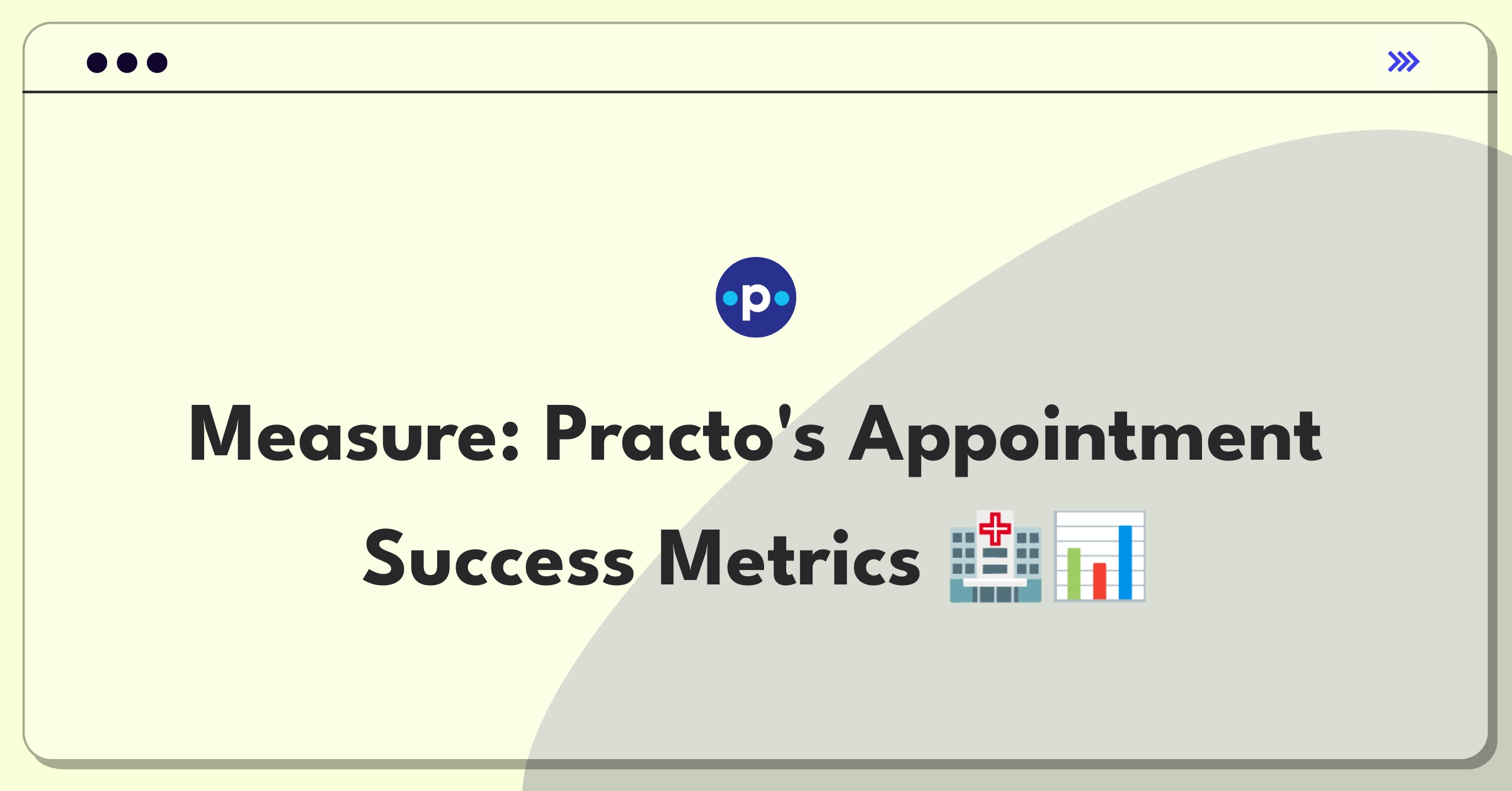 Product Management Metrics Question: Defining success for Practo's appointment scheduling system with key performance indicators