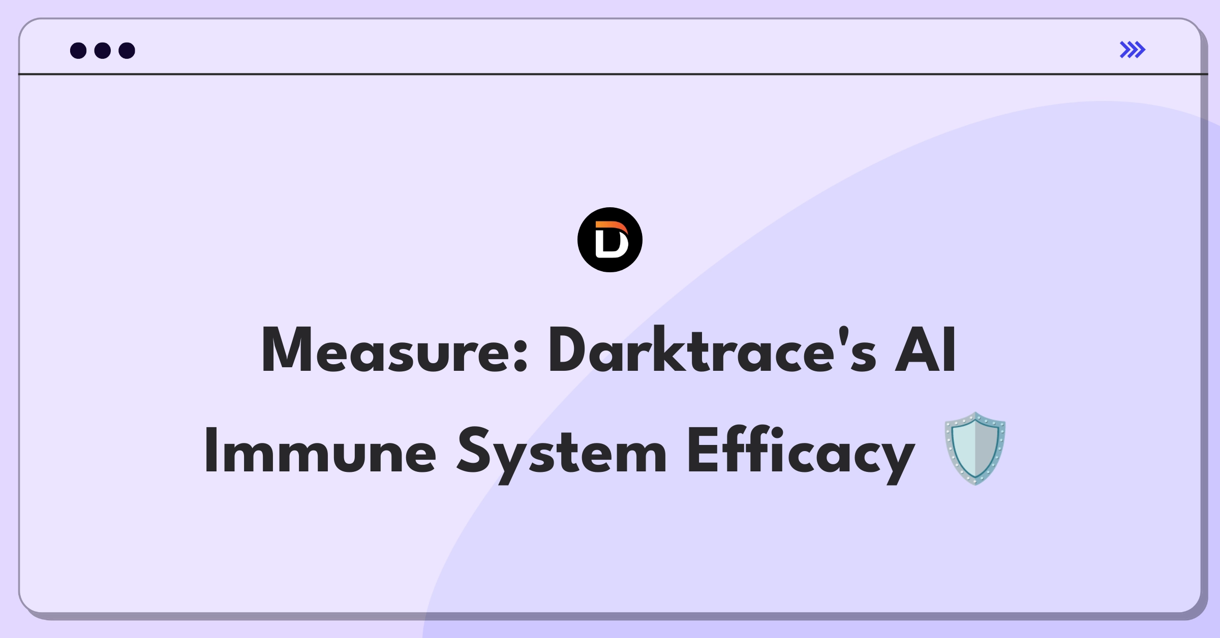 Product Management Metrics Question: Defining success for Darktrace's AI-driven cybersecurity system