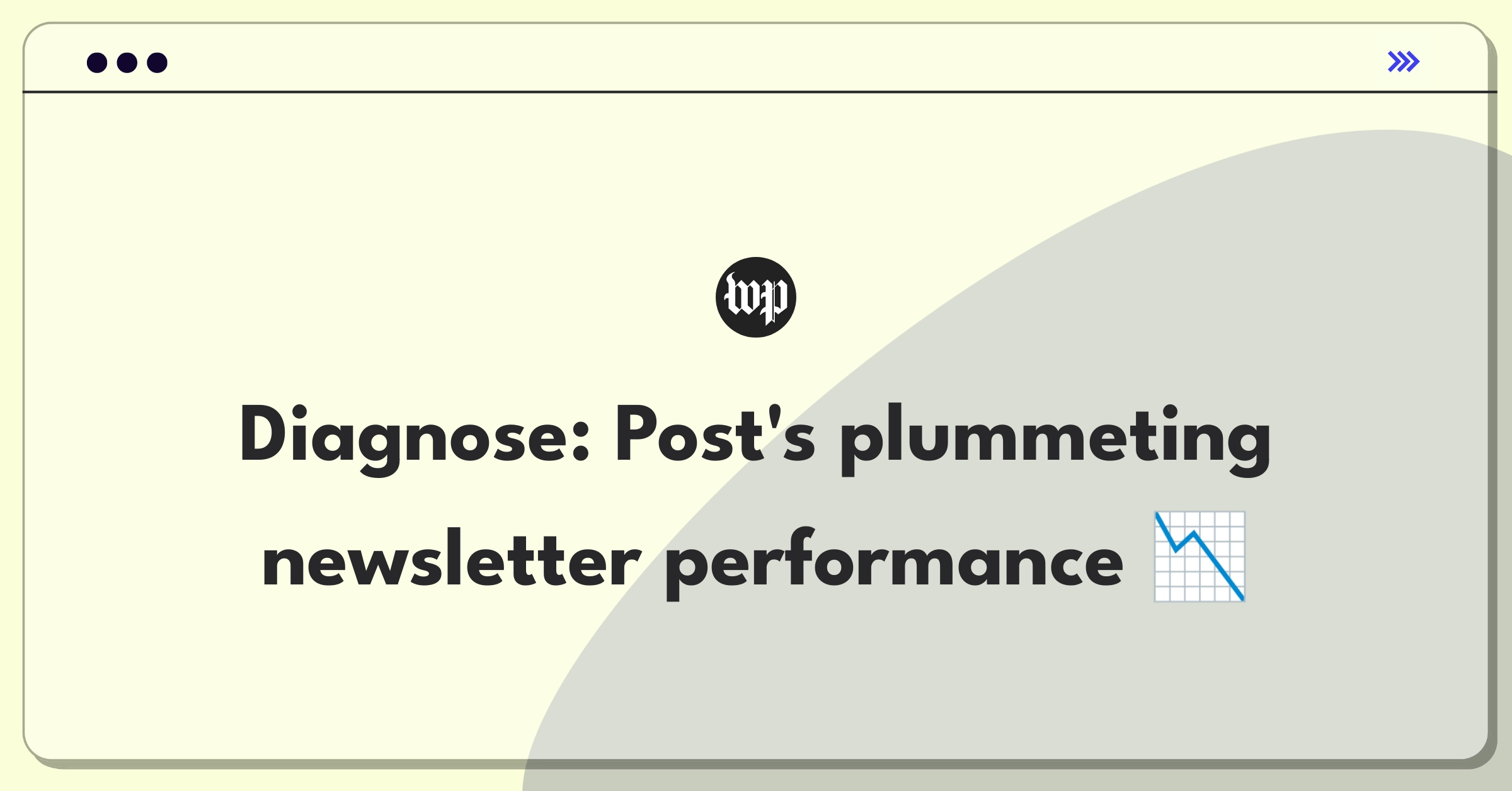 Product Management Root Cause Analysis Question: Investigating declining newsletter open rates for a major newspaper