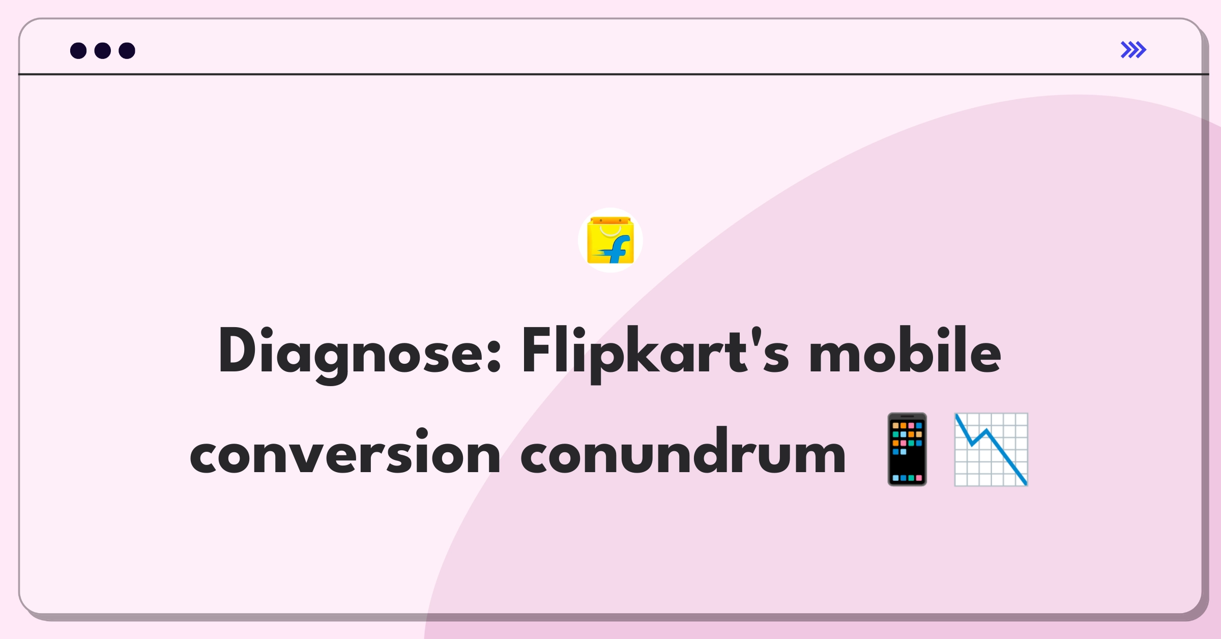 Product Management Root Cause Analysis Question: Investigating sudden drop in mobile phone conversion rates on e-commerce platform