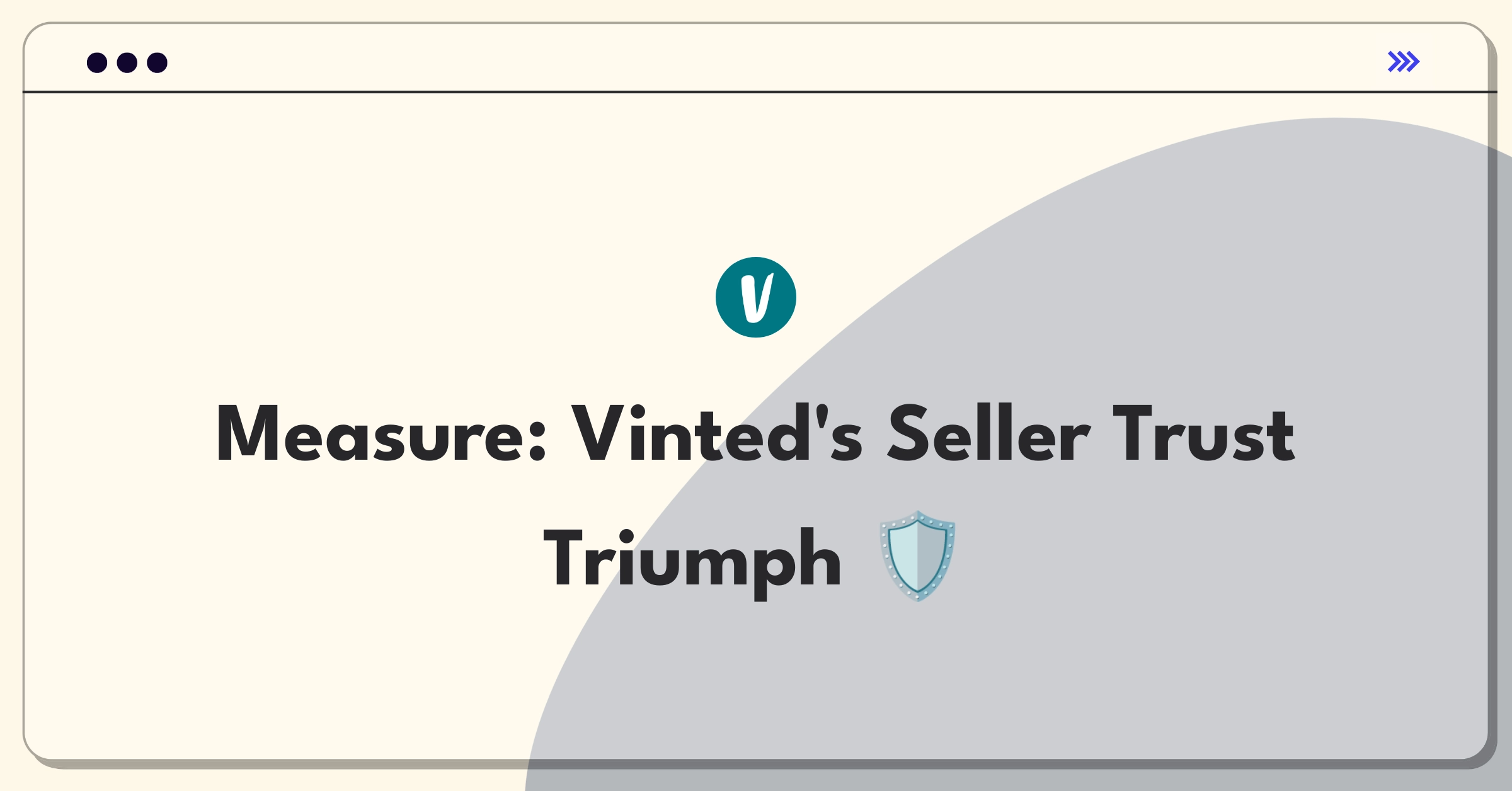 Product Management Metrics Question: Vinted seller verification success measurement framework