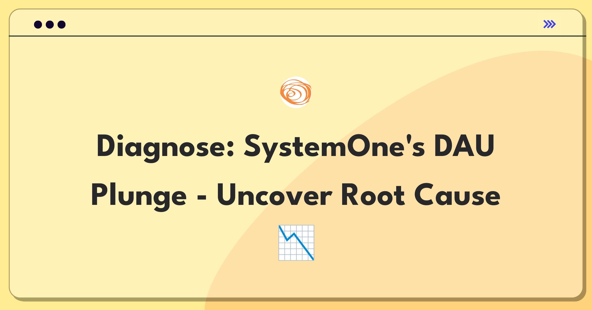 Product Management Root Cause Analysis Question: Investigating sudden drop in mobile app daily active users