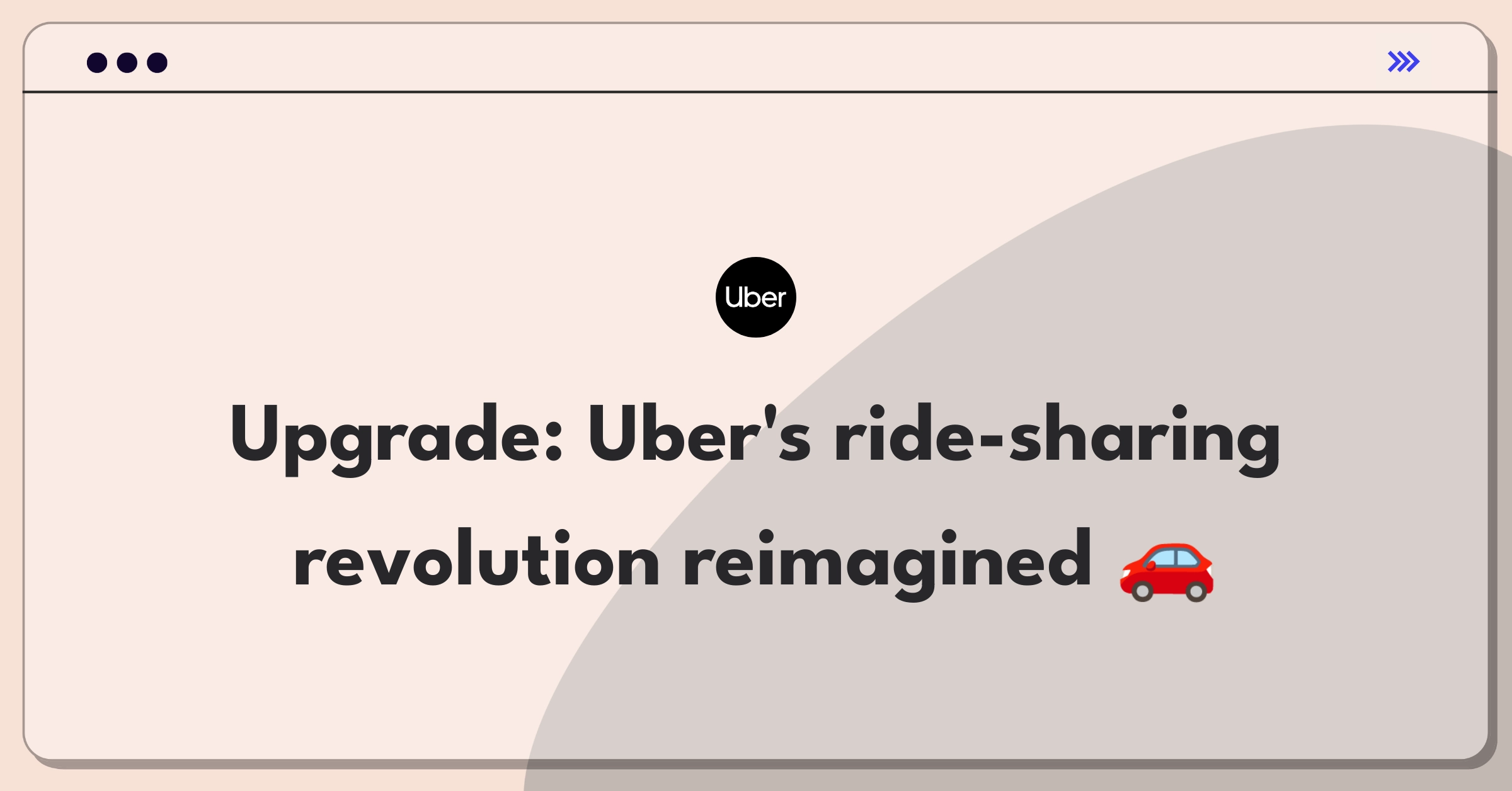 Product Management Strategy Question: Improving Uber's ride-sharing service with innovative solutions