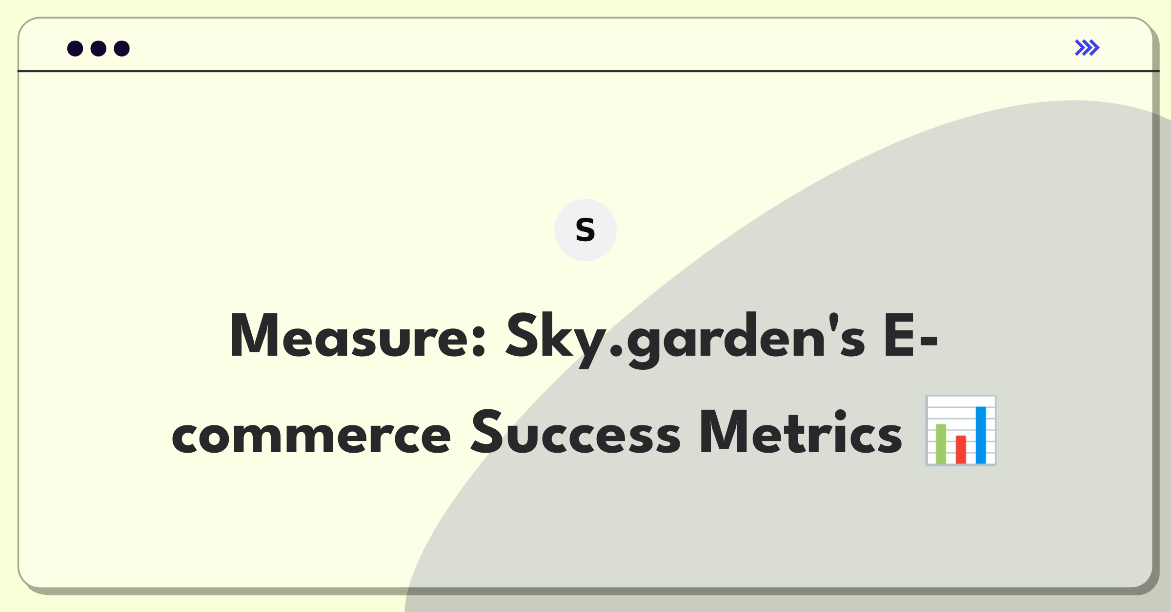 Product Management Analytics Question: Defining success metrics for Sky.garden's e-commerce platform in East Africa