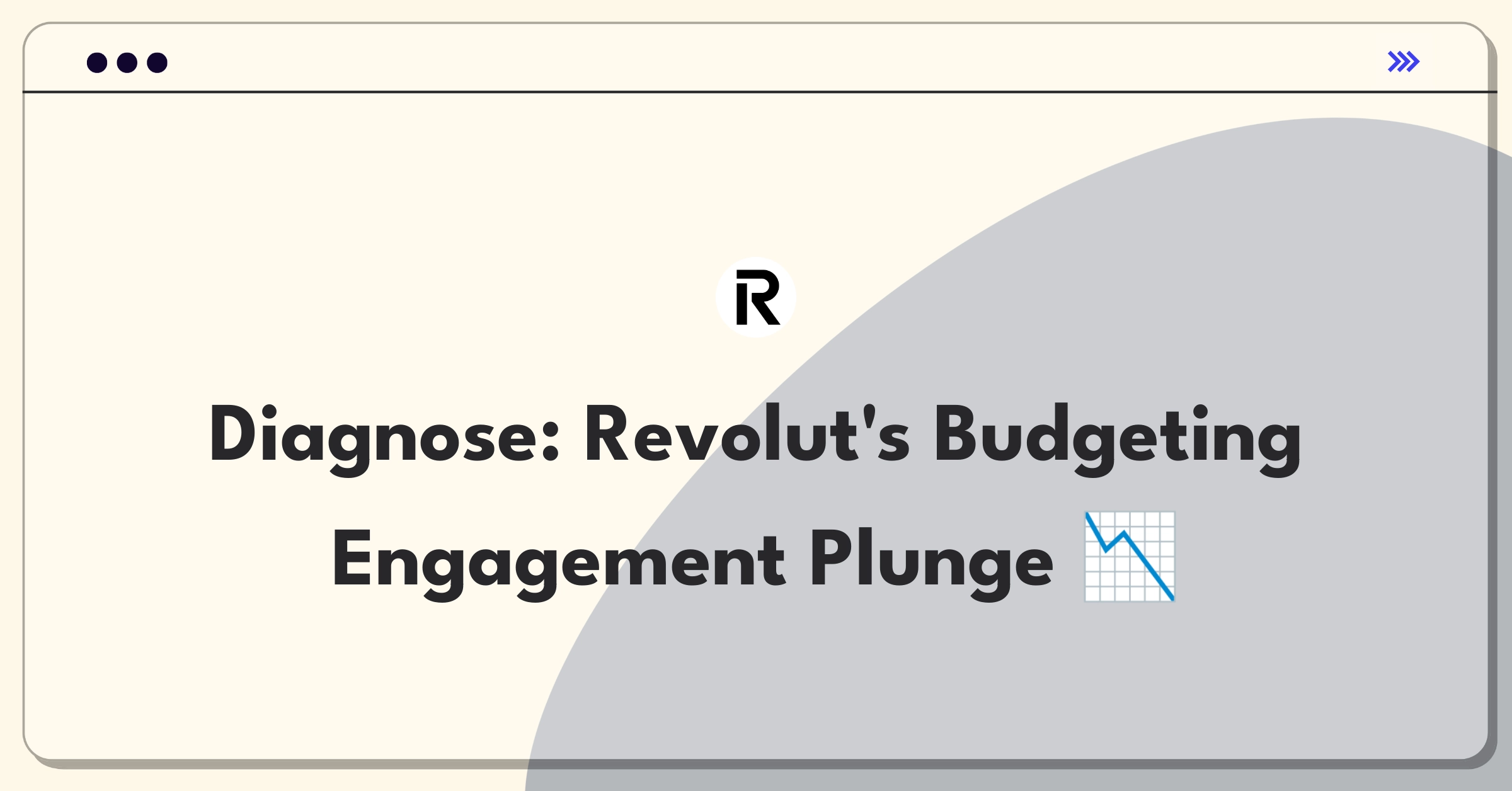 Product Management Root Cause Analysis Question: Revolut budgeting tool engagement decrease investigation