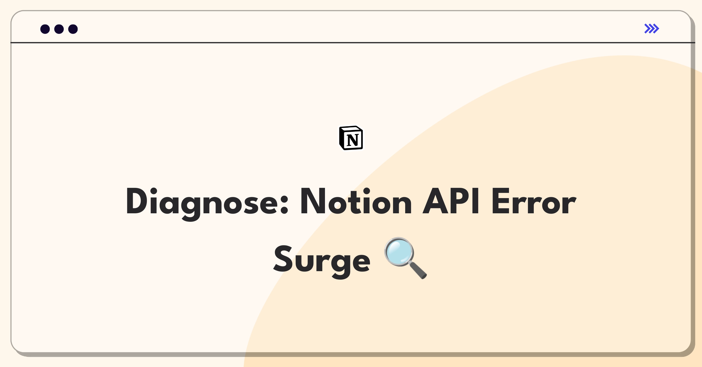 Product Management Root Cause Analysis Question: Investigating sudden API error rate increase for Notion