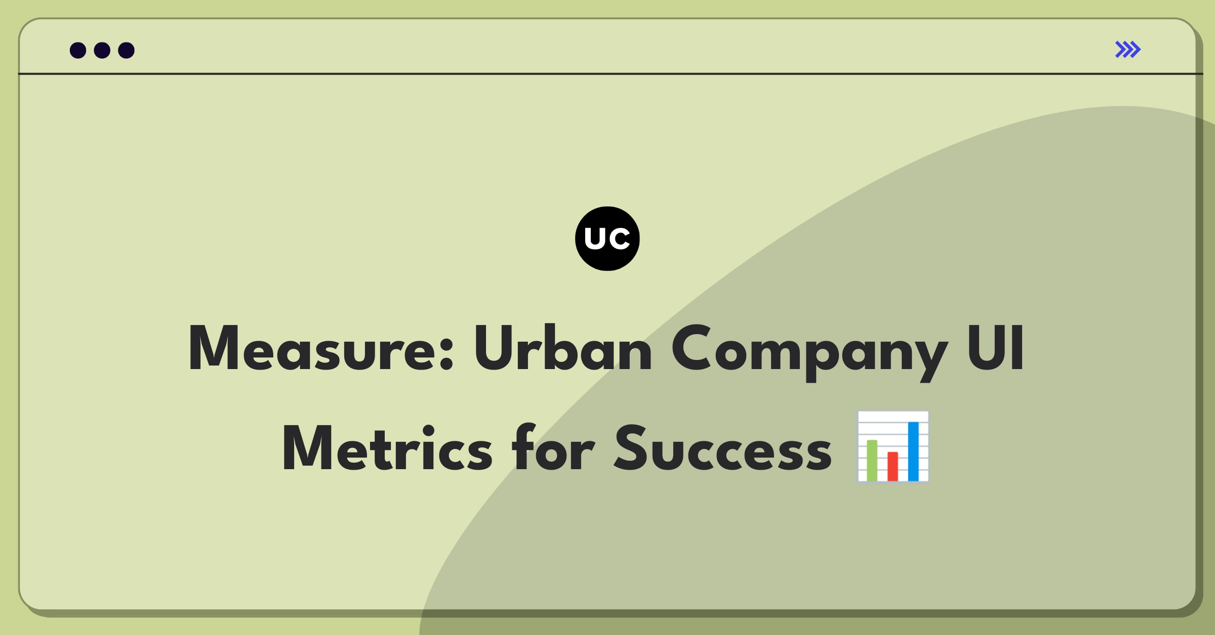 Product Management Success Metrics Question: Evaluating Urban Company's mobile app user interface performance