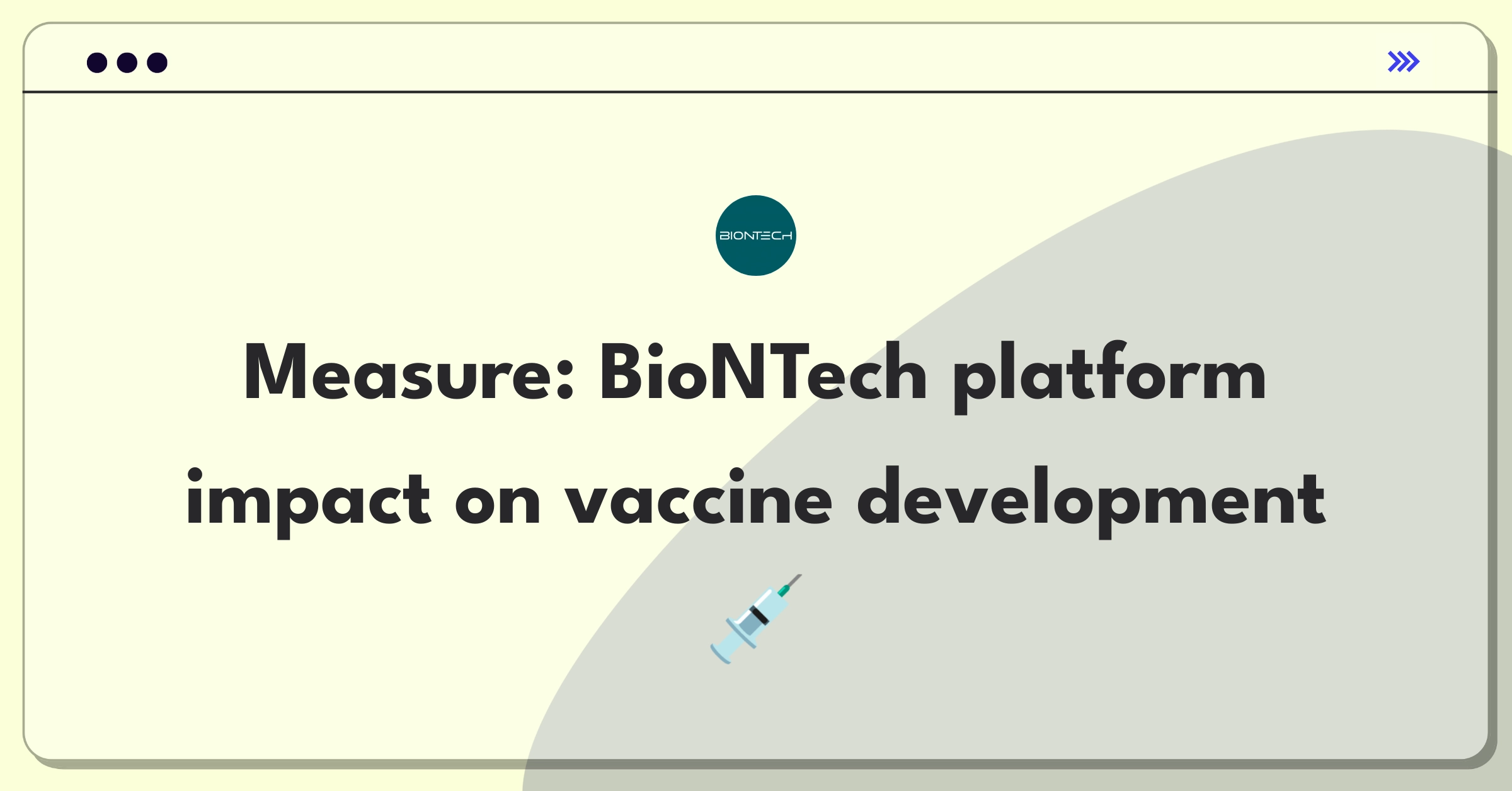 Product Management Analytics Question: Measuring success of BioNTech's mRNA platform for vaccine development