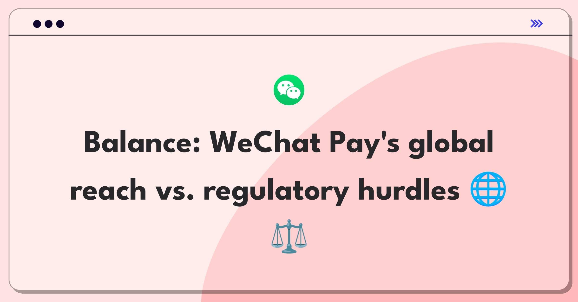 Product Management Trade-off Question: WeChat Pay expansion balancing growth and regulatory compliance