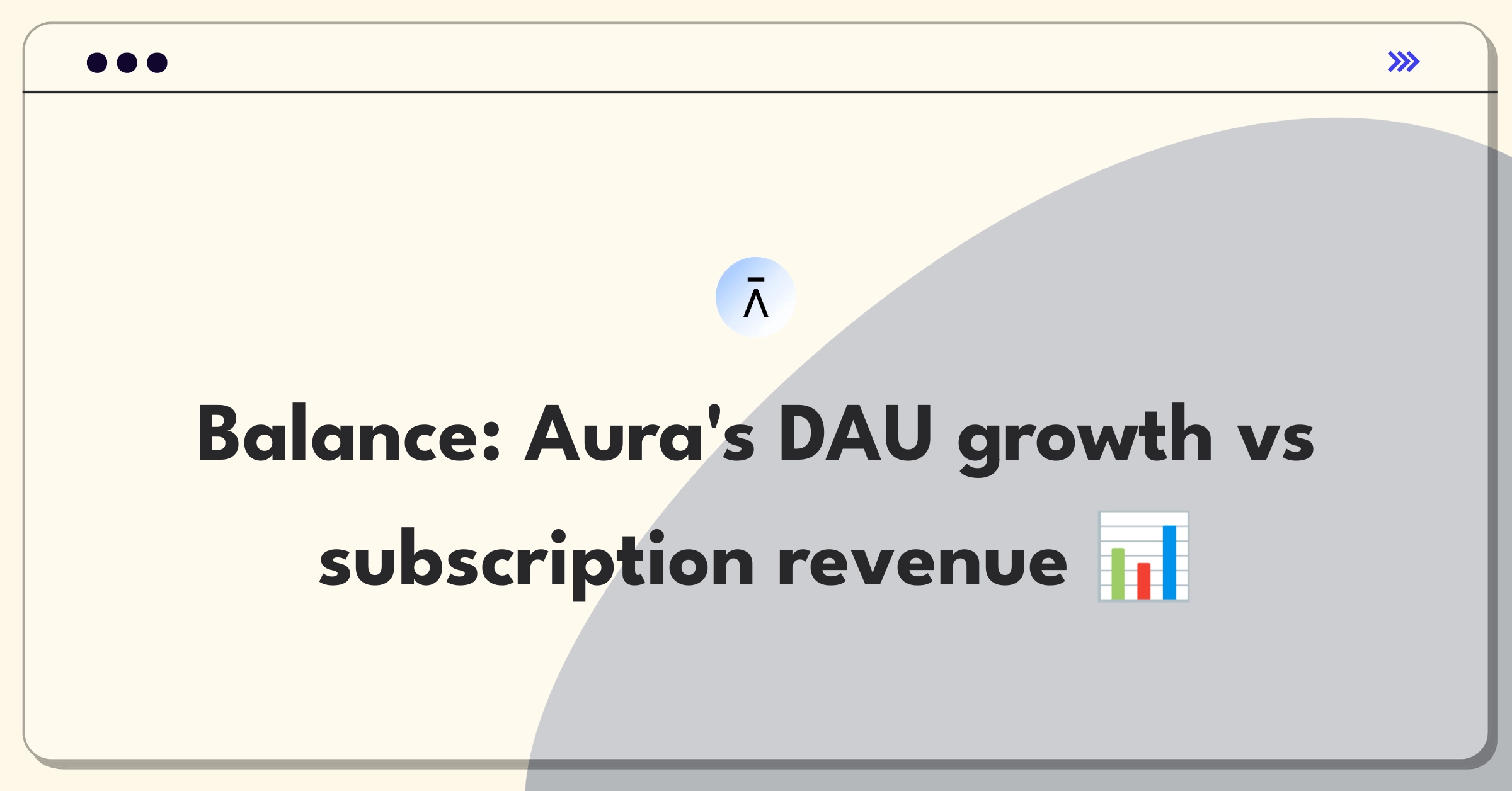 Product Management Trade-Off Question: Balancing daily active users and subscription conversions for Aura app