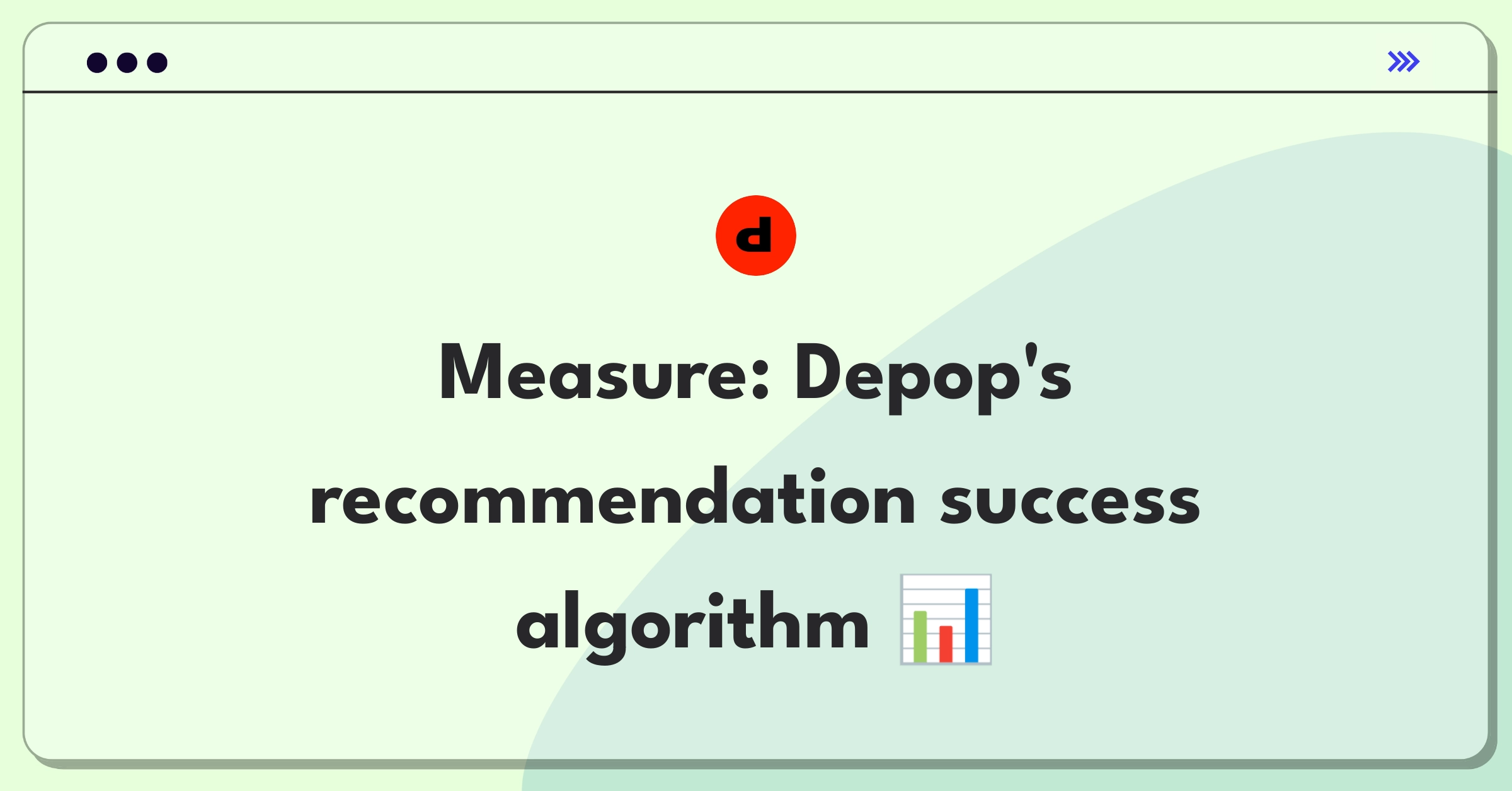 Product Management Metrics Question: Defining success for Depop's product recommendation algorithm