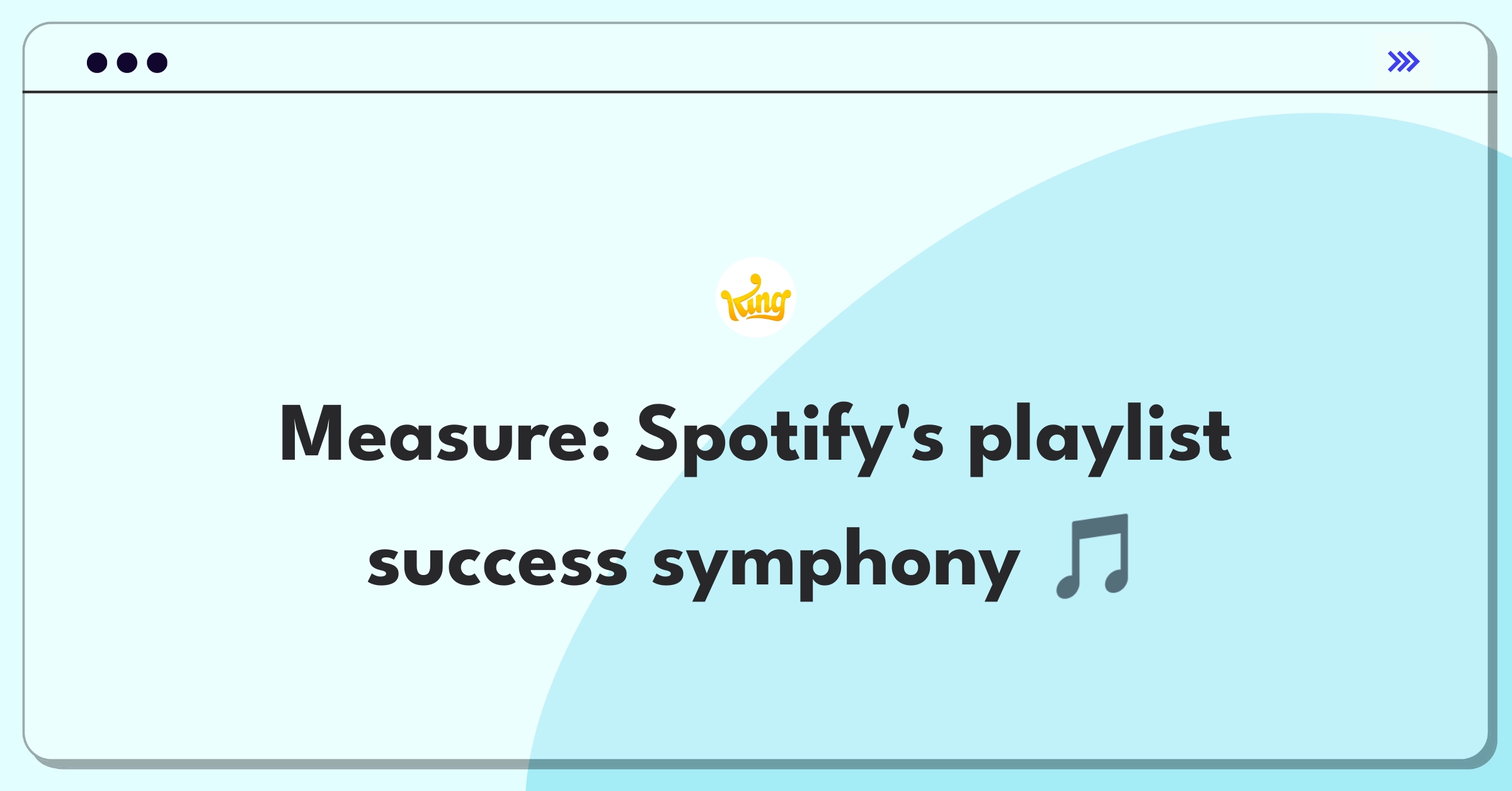 Product Management Success Metrics Question: Evaluating Spotify's personalized playlist recommendation effectiveness