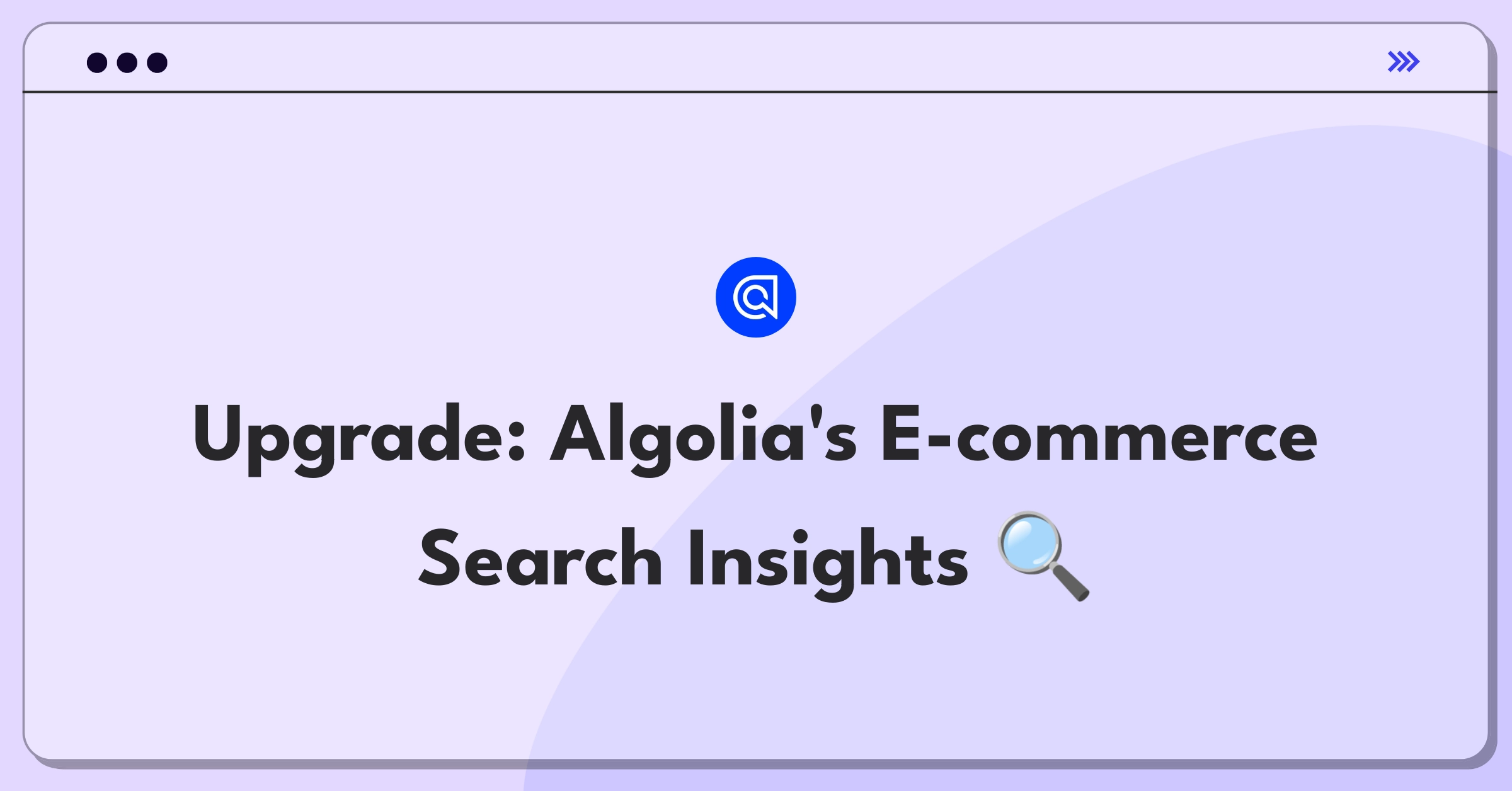 Product Management Strategy Question: Enhancing Algolia's search analytics for actionable e-commerce insights