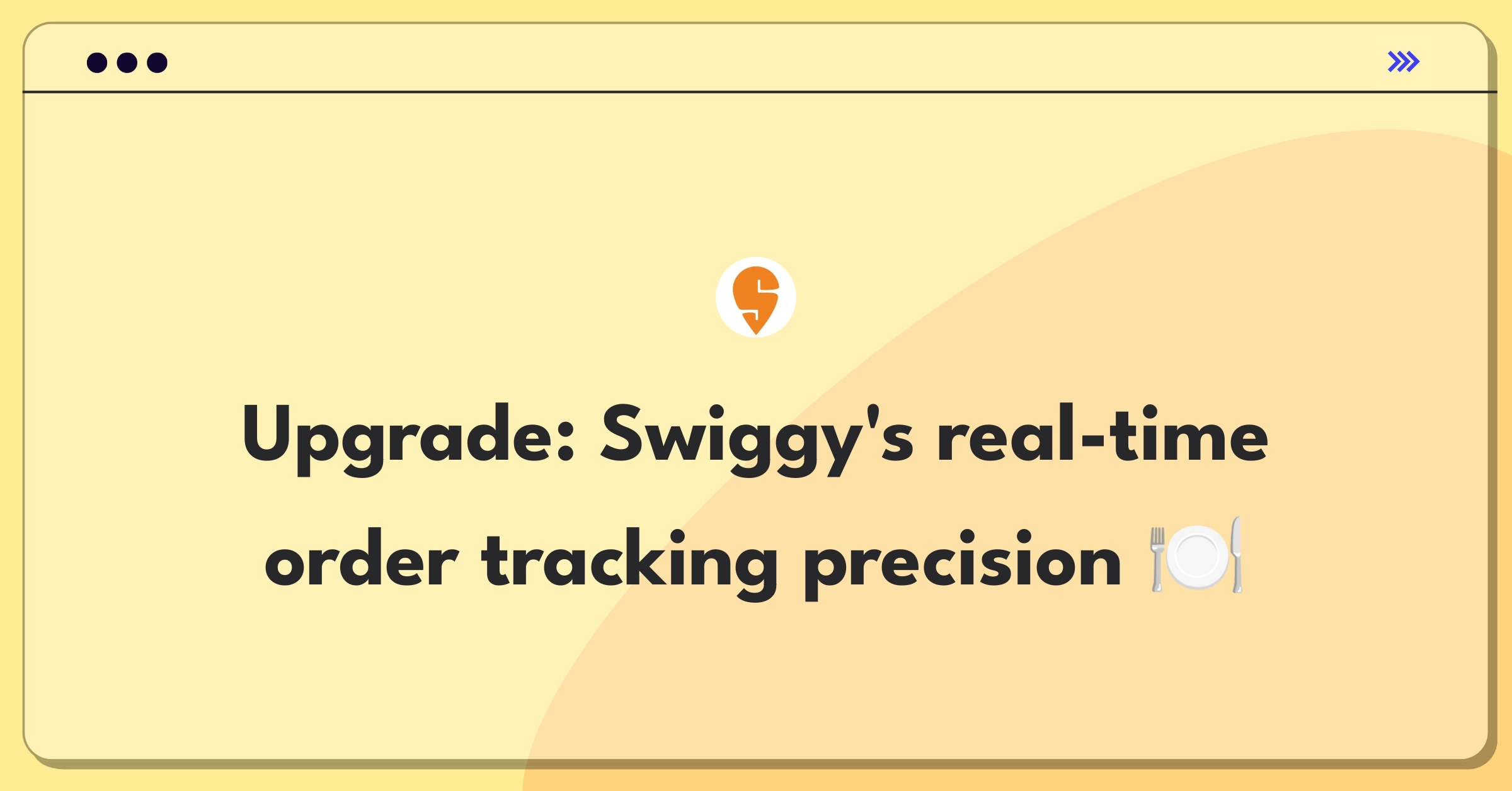 Product Management Improvement Question: Enhancing Swiggy's order tracking system for accurate real-time updates