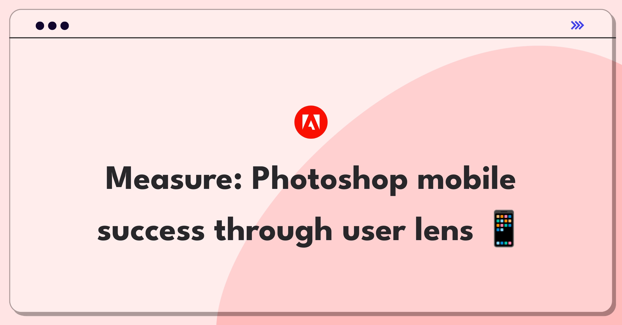 Product Management Success Metrics Question: Evaluating Adobe Photoshop mobile app performance indicators