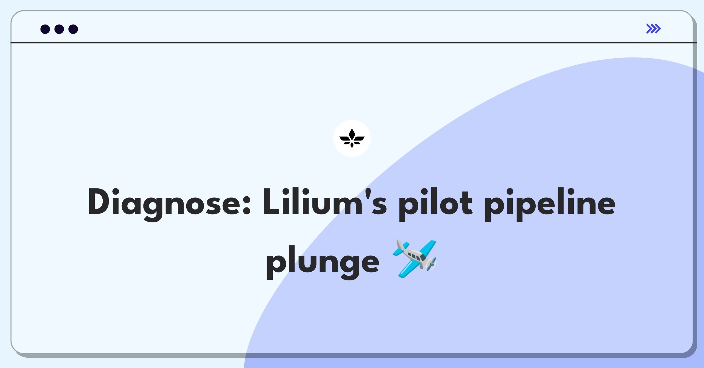 Product Management Root Cause Analysis Question: Investigating decrease in pilot applications for eVTOL company