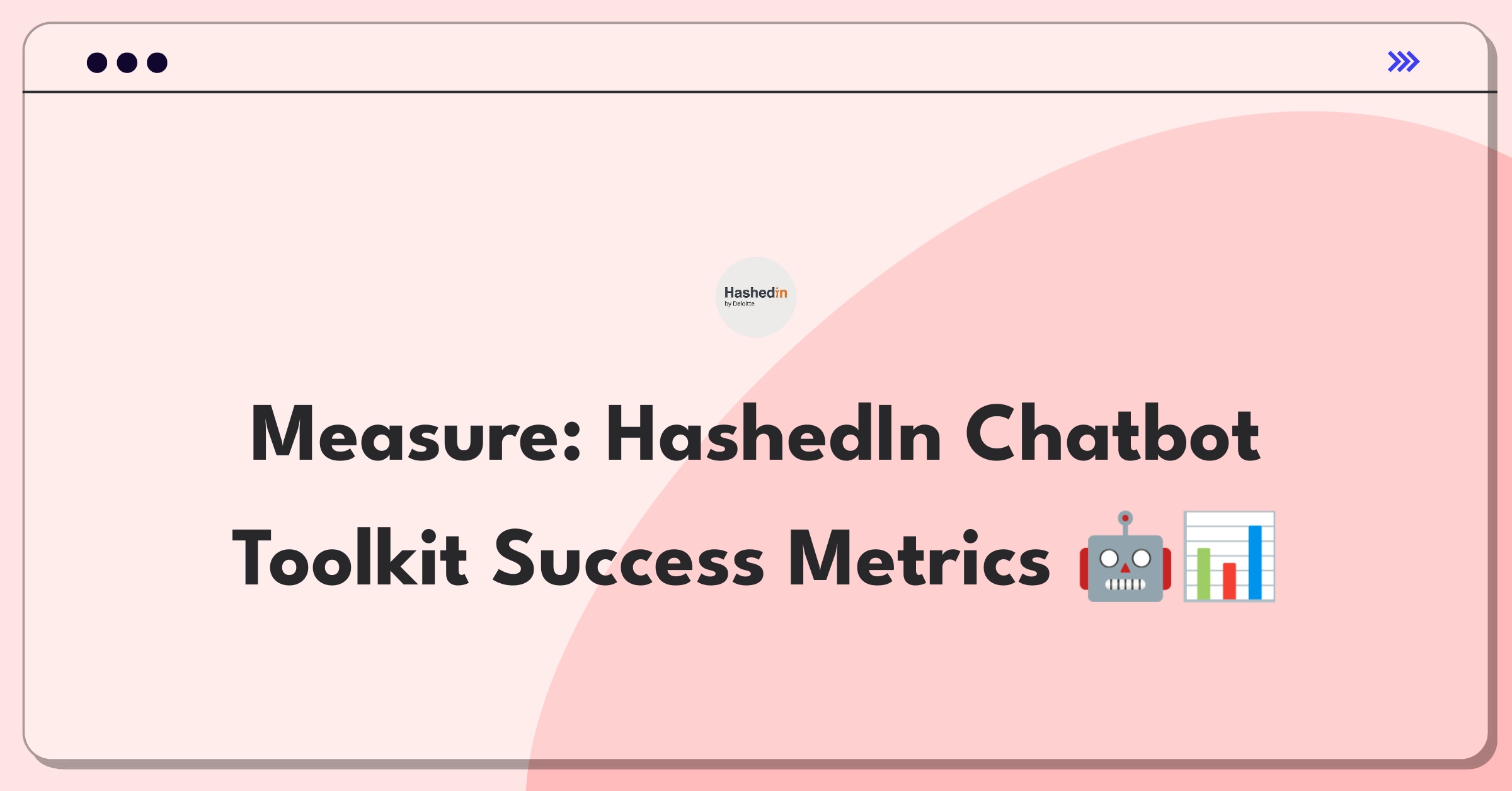 Product Management Success Metrics Question: HashedIn AI chatbot development toolkit effectiveness measurement