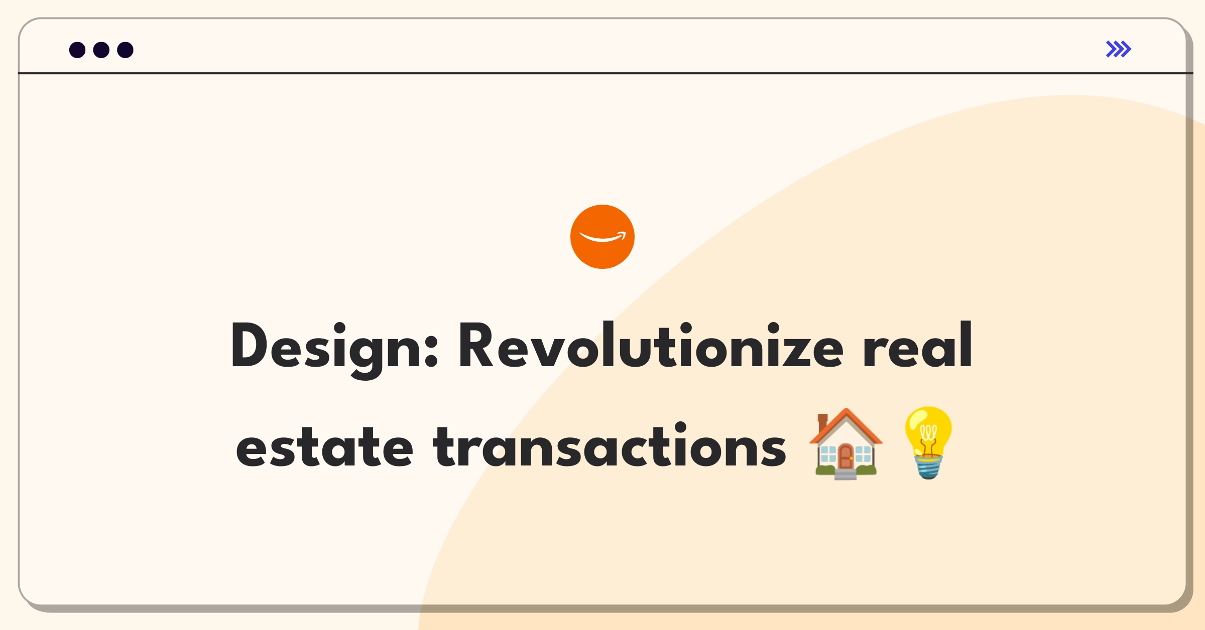 Product Management Design Question: Innovative real estate platform concept with user-centric features