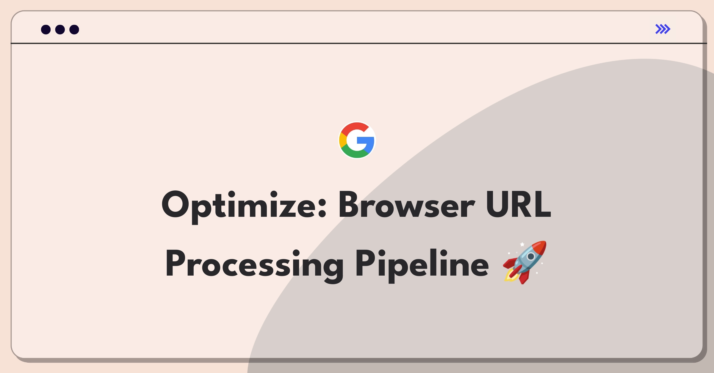 Product Management Technical Question: Diagram of browser URL processing steps from DNS resolution to page rendering